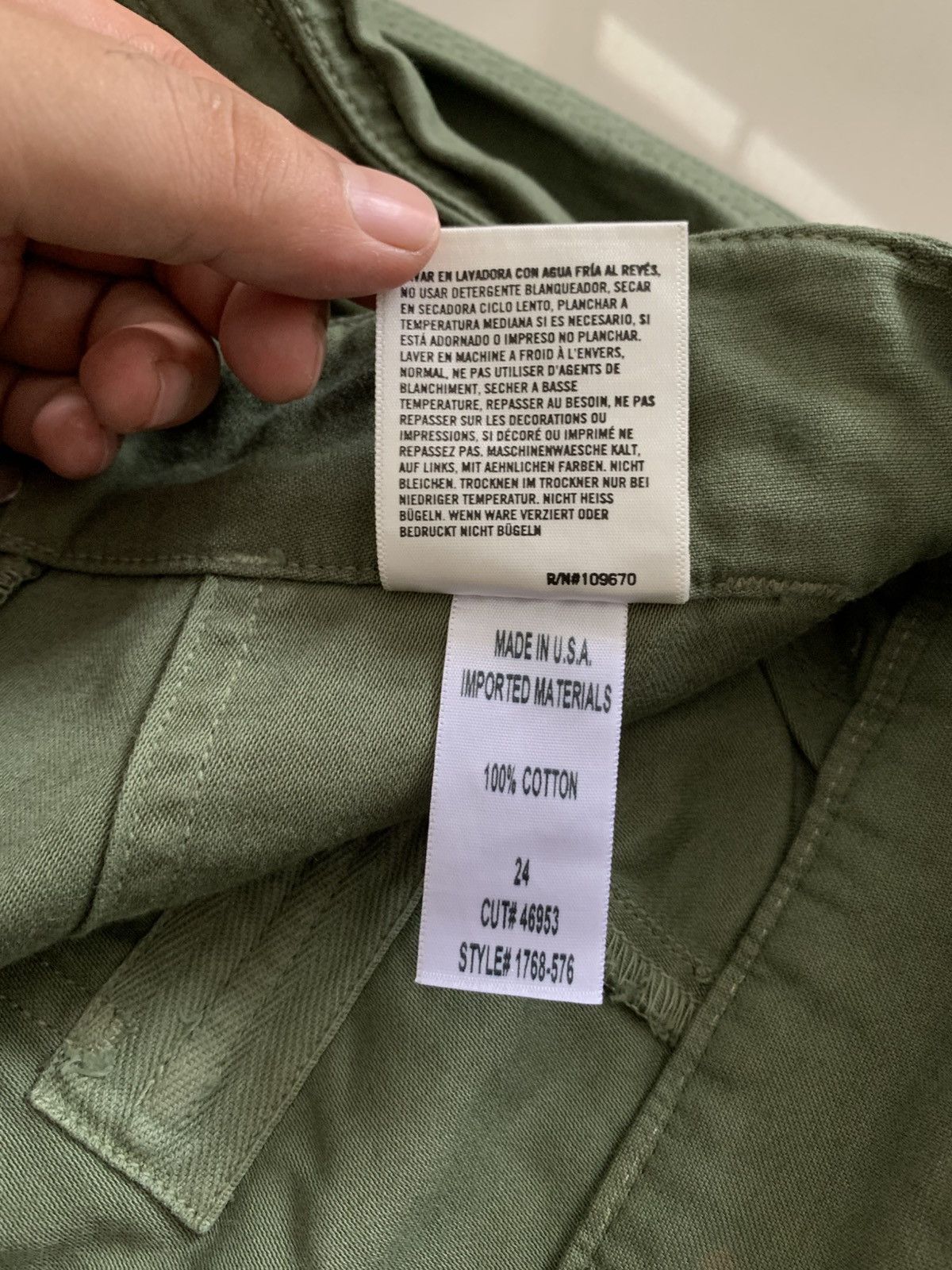 Citizens Of Humanity Cityzens Of Humanity Surplus Sadie Utility OG Trousers Size 24" / US 00 / IT 34 - 7 Thumbnail