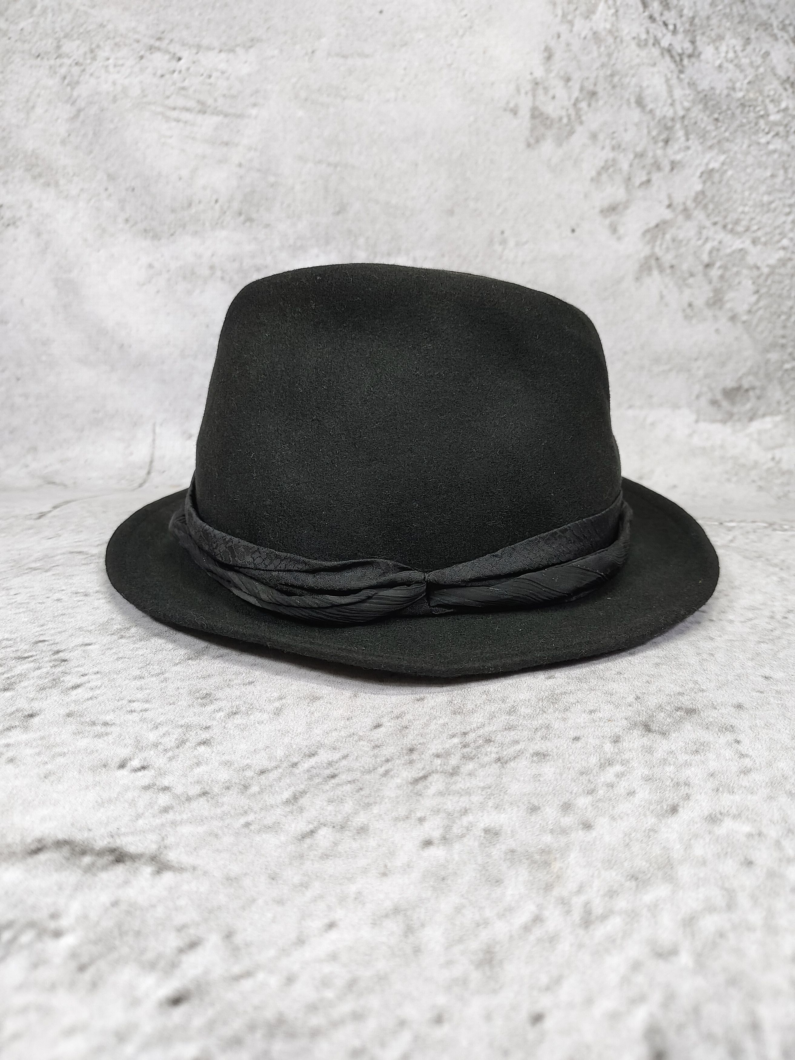 5351 POUR LES HOMMES 5351 POUR LES HOMMES Rock Minimalist Brim Fedora Hat Size ONE SIZE - 3 Thumbnail