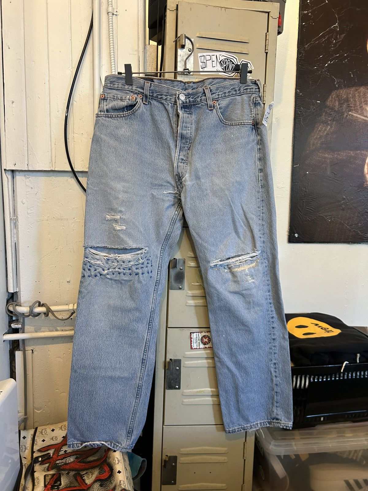 Levi's Distressed $pent signature jeans Size US 36 / EU 52 - 1 Thumbnail