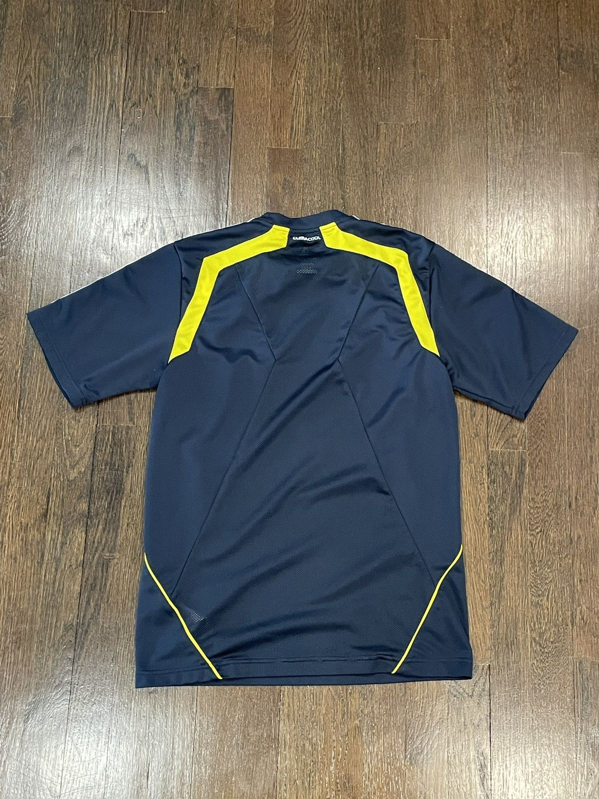 Adidas 2008 Adidas Navy and Yellow Soccer Jersey Size US S / EU 44-46 / 1 - 2 Thumbnail