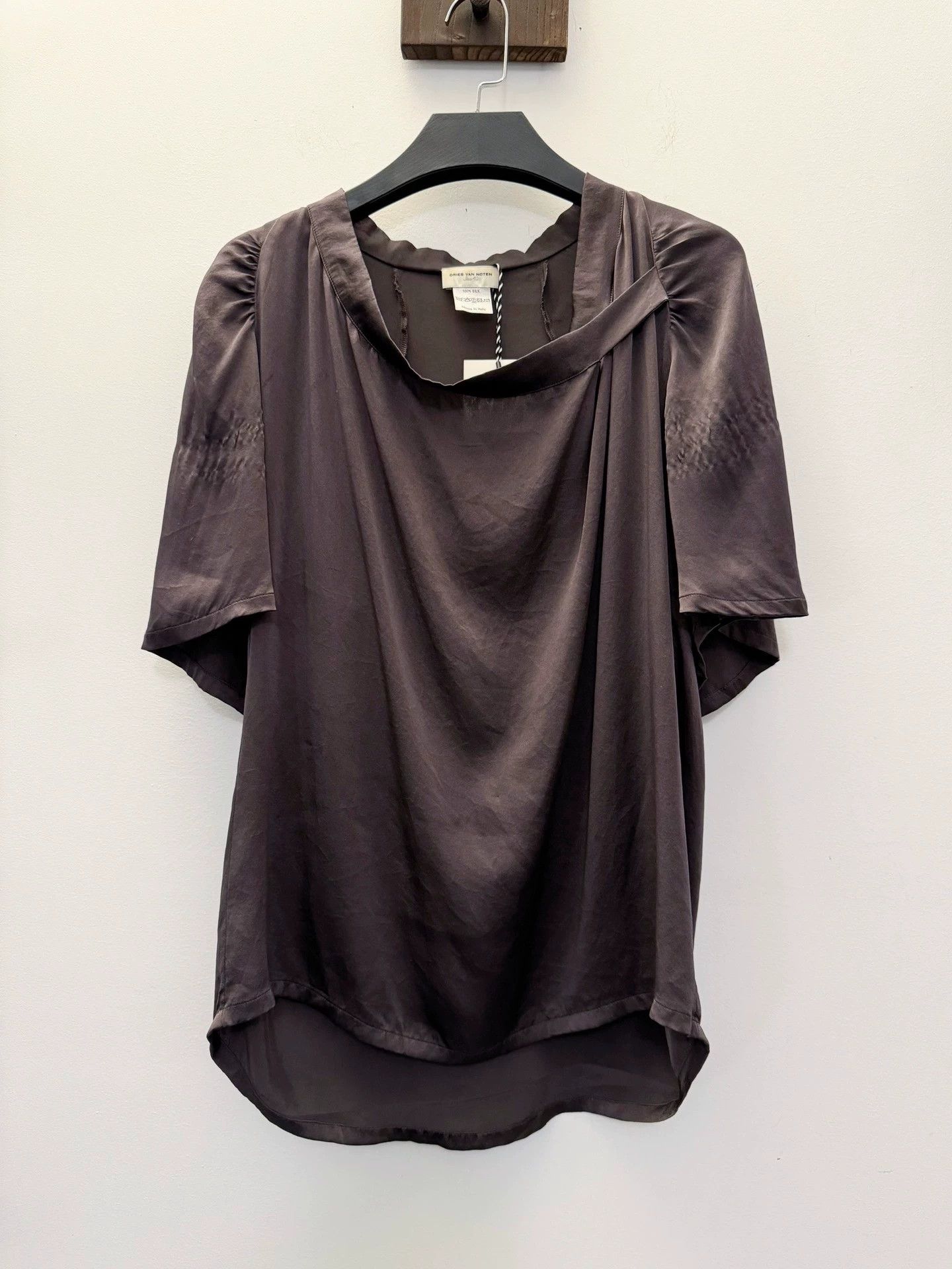 Dries Van Noten Dries Van Noten Silk Butterfly Sleeve Top 40 (Print Mark) Size S / US 4 / IT 40 - 8 Thumbnail