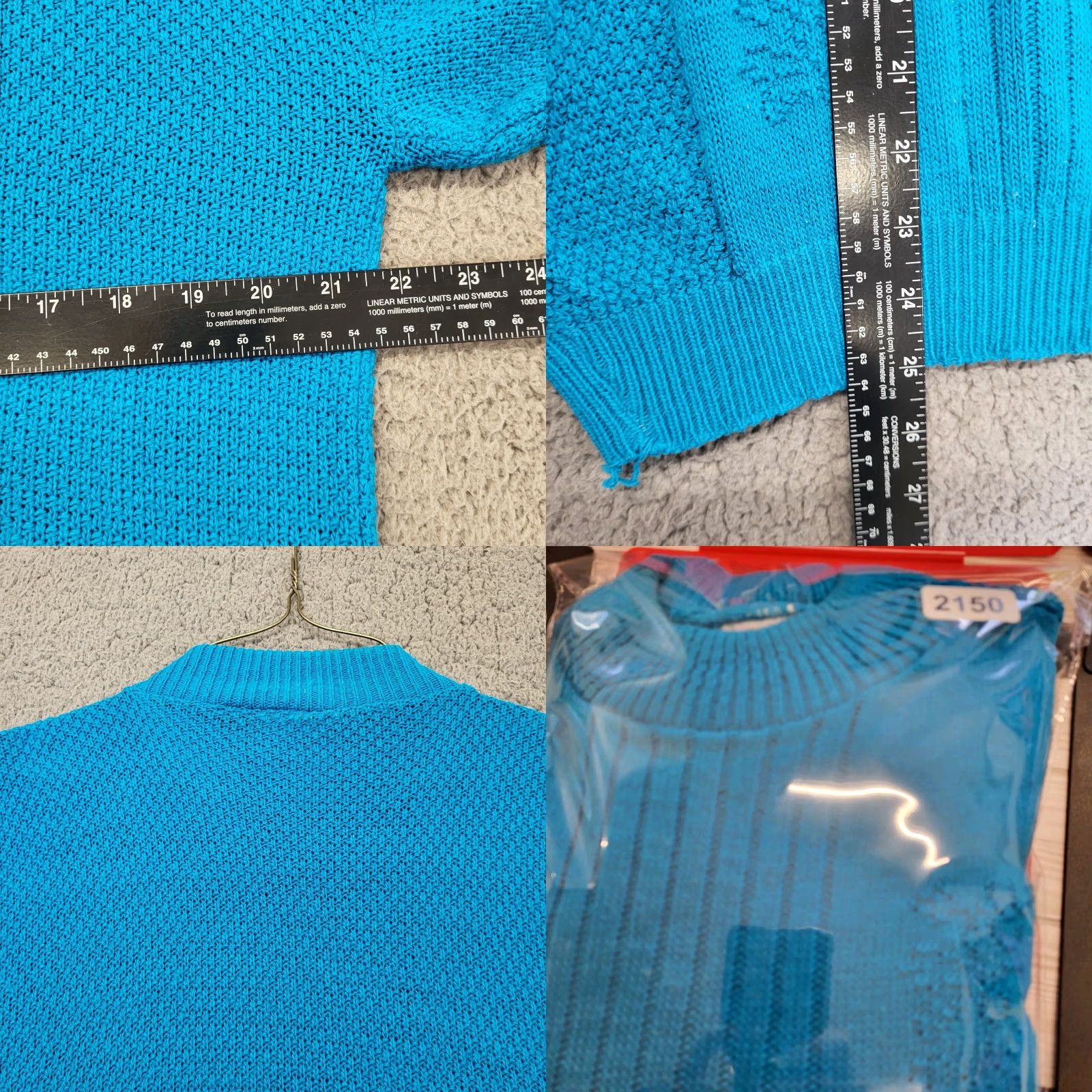 Vintage VINTAGE American Pride Blue Knit Crew Neck Pullover Sweater Size Large Womens Size L / US 10 / IT 46 - 8 Thumbnail