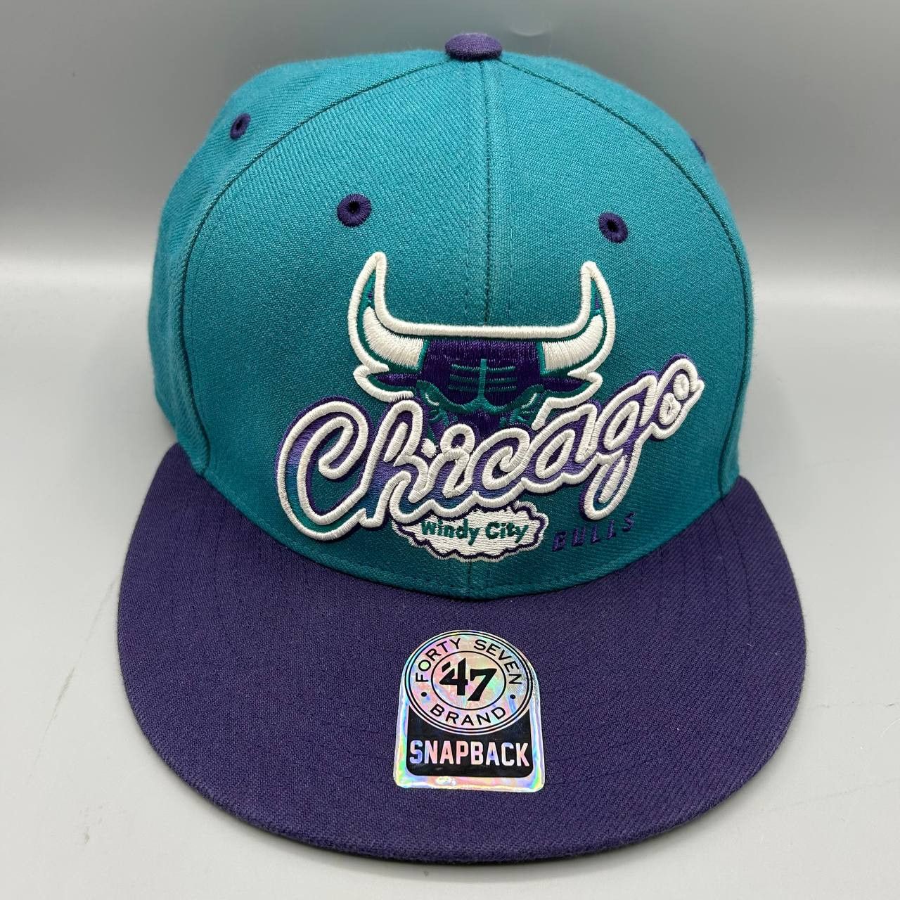 47 Brand Chicago Bulls Hat Men NBA Hardwood Classics Snap Back Cap Size ONE SIZE - 1 Thumbnail