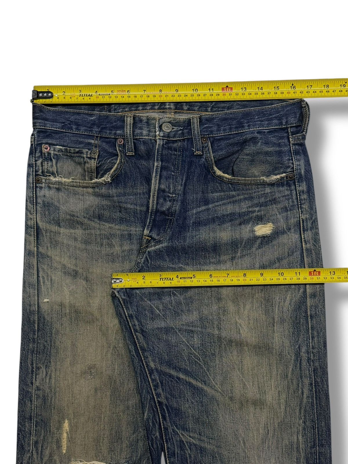 Levi's Vintage 00s Levi’s 501 Japan Exclusive Vintage Faded Denim Size US 32 / EU 48 - 18 Thumbnail