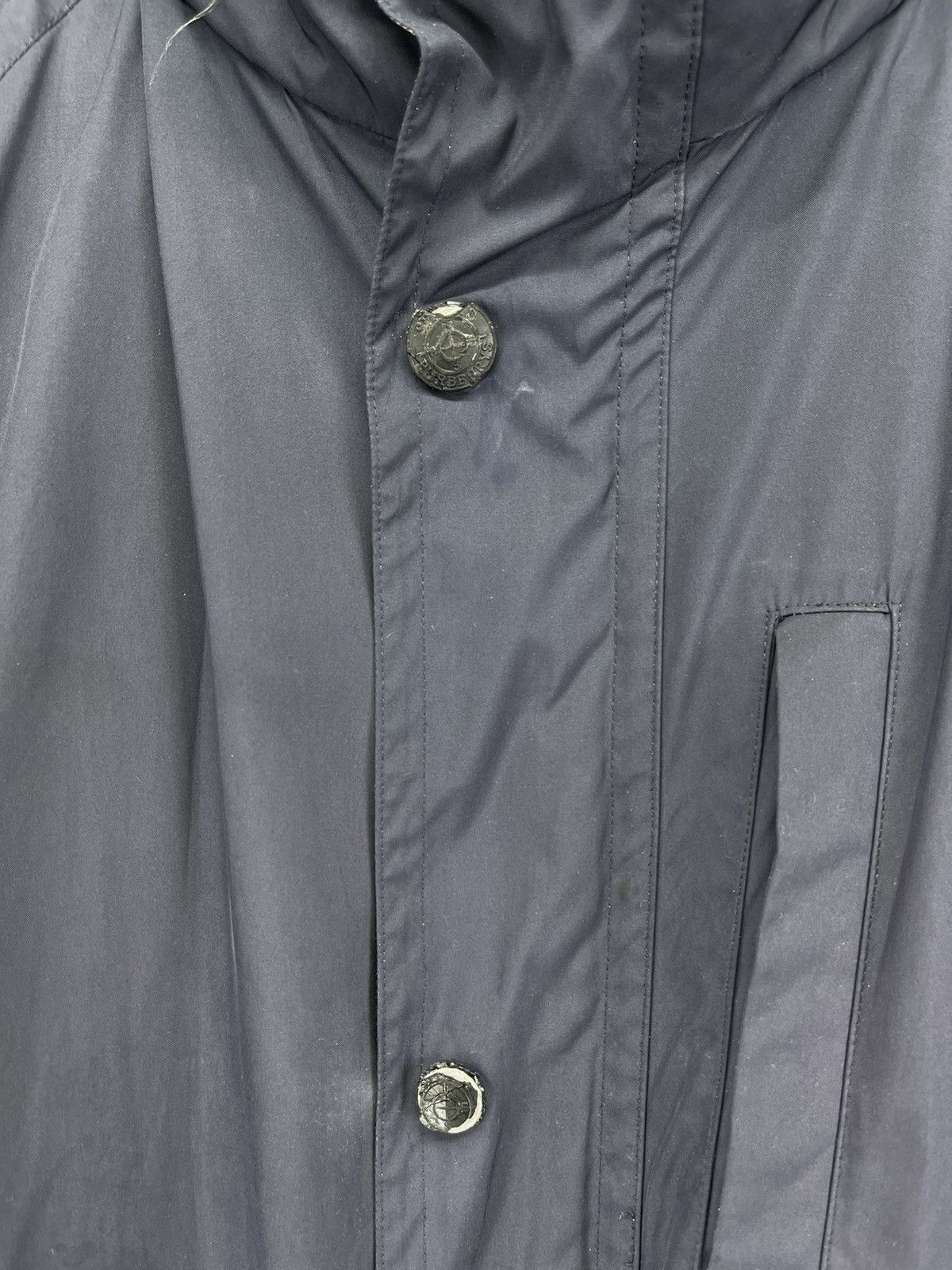 Burberry Vintage 90s Burberry Luxury Rare Zip Up Trashed Jacket Size US M / EU 48-50 / 2 - 18 Thumbnail