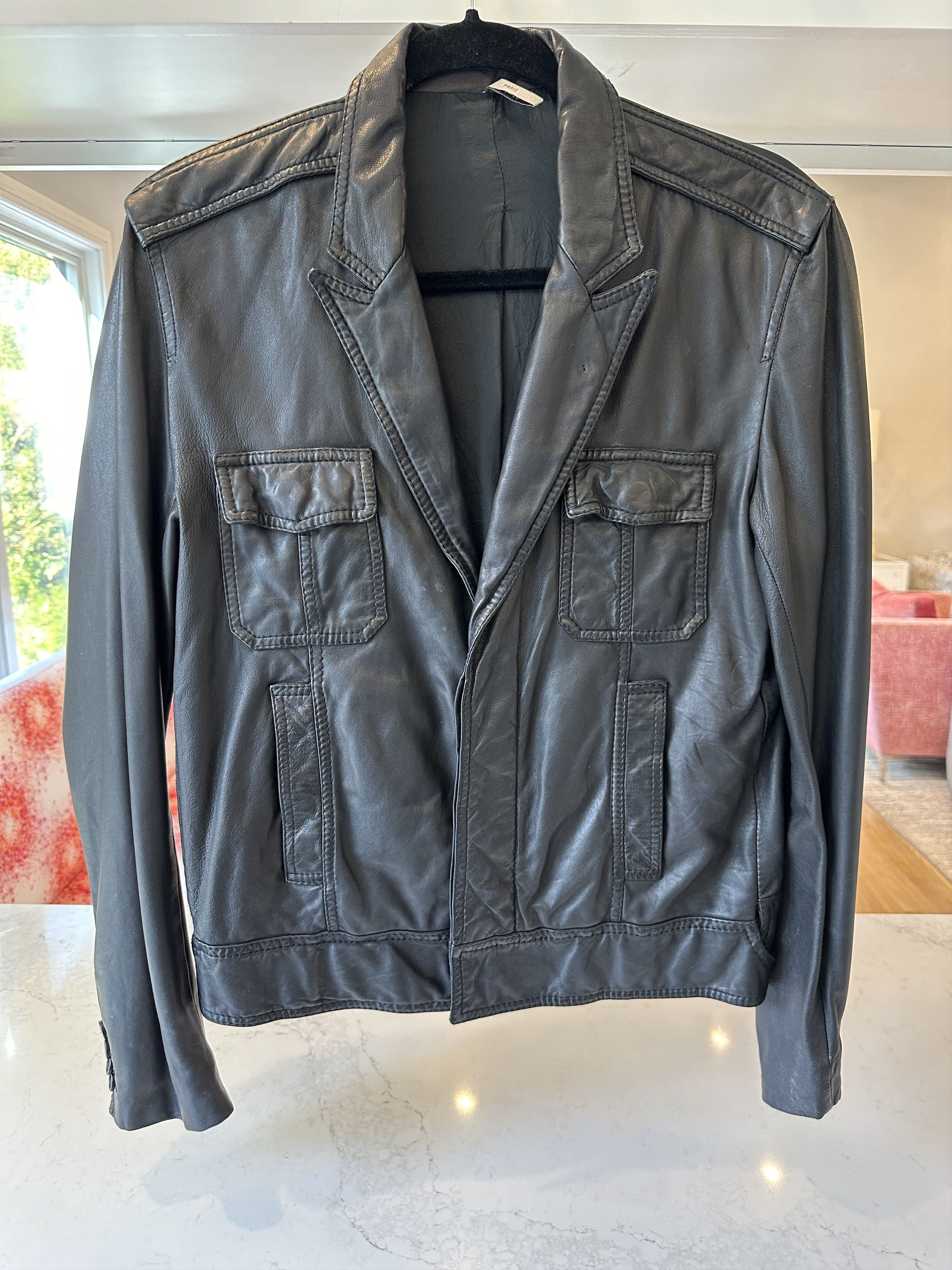 Dior Dior Homme 07ss Runway Leather Jacket EU 48 | Grailed