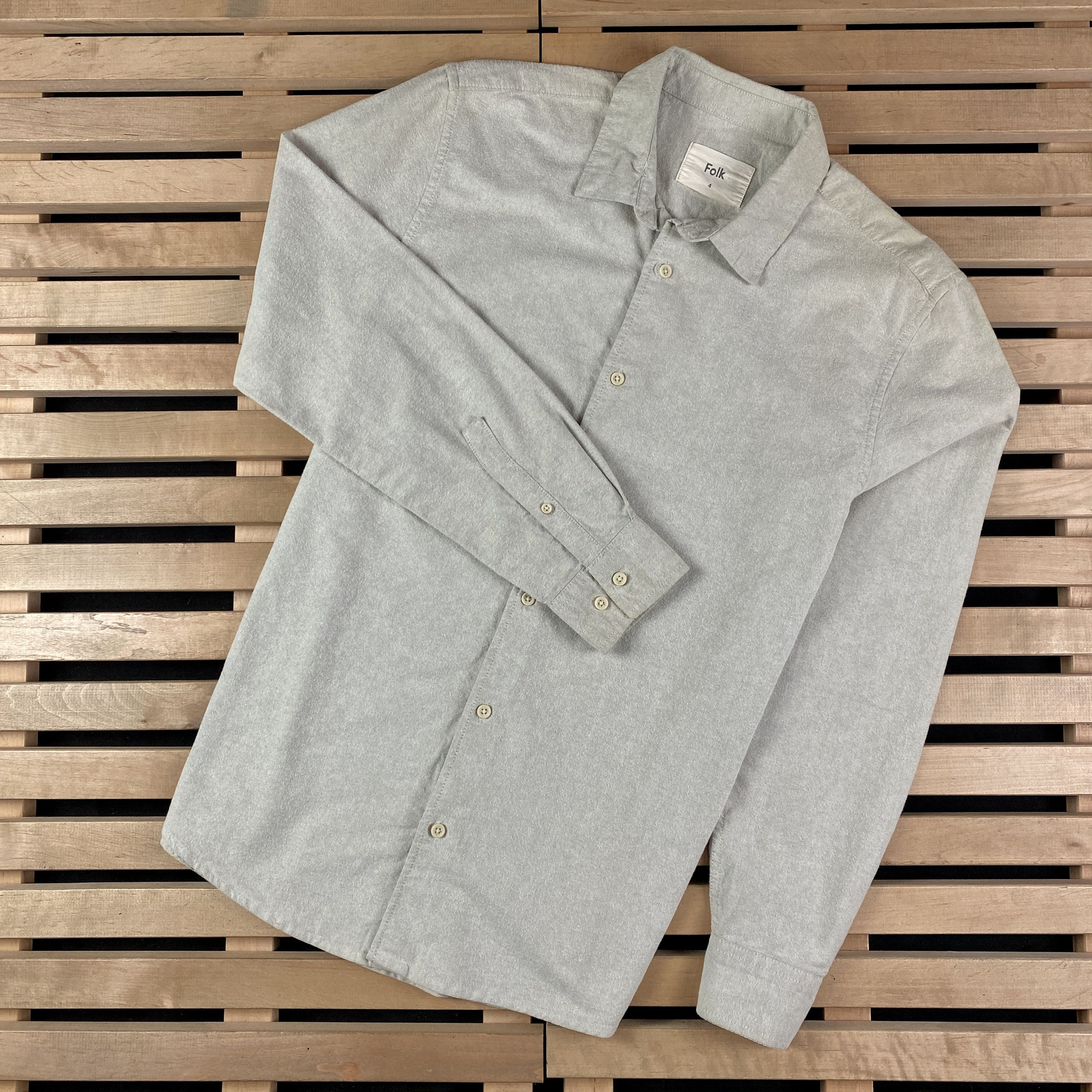 Folk Mens Long Sleeve Shirts Folk Size 4 Cotton Size US M / EU 48-50 / 2 - 1 Thumbnail