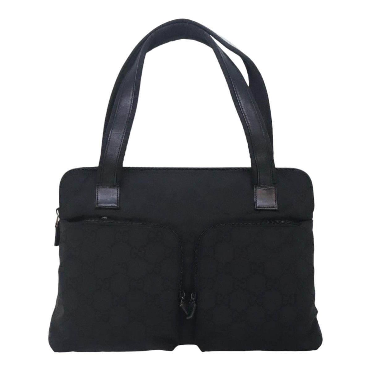 Gucci ssima Black Canvas Shoulder Bag (Pre-Owned) Size ONE SIZE - 1 Thumbnail