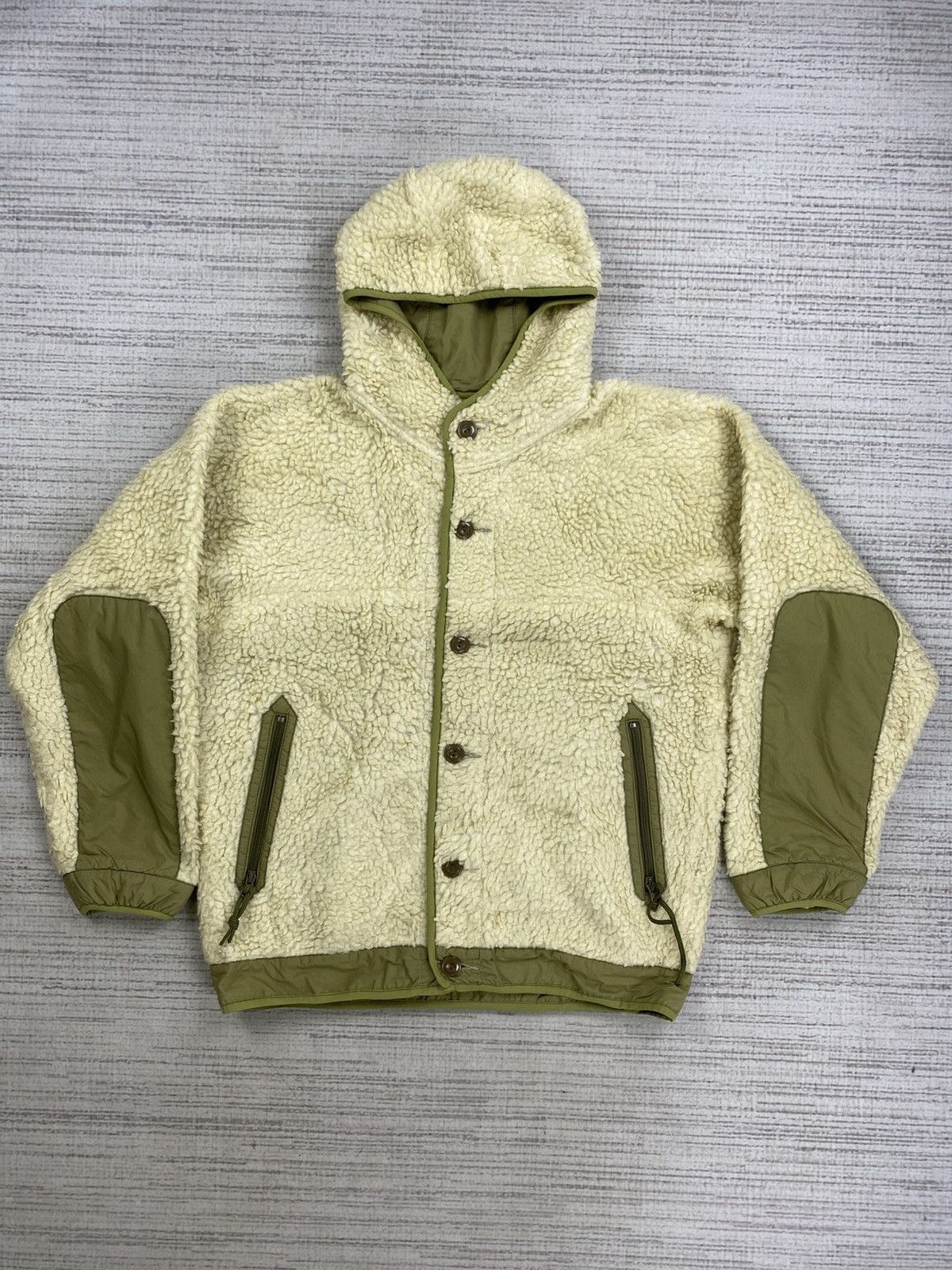 If Six Was Nine × Japanese Brand × Vintage Vintage CYCLETOGS West Ride Sherpa Pile Hoodie Jacket Size US M / EU 48-50 / 2 - 5 Thumbnail
