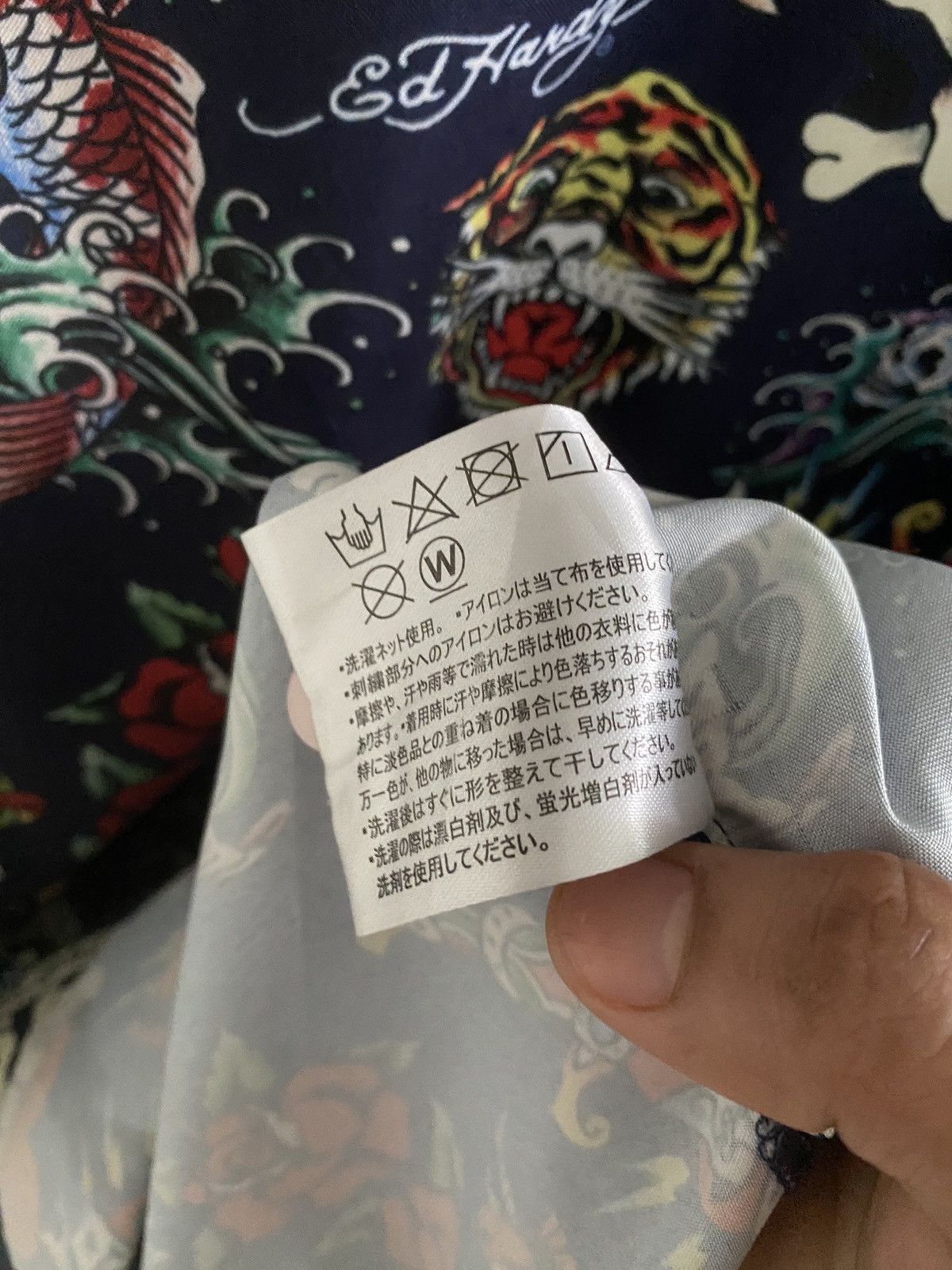 Ed Hardy × Vintage Vintage ED HARDY tatoo oversized Shirt hiphop style Size US L / EU 52-54 / 3 - 16 Thumbnail