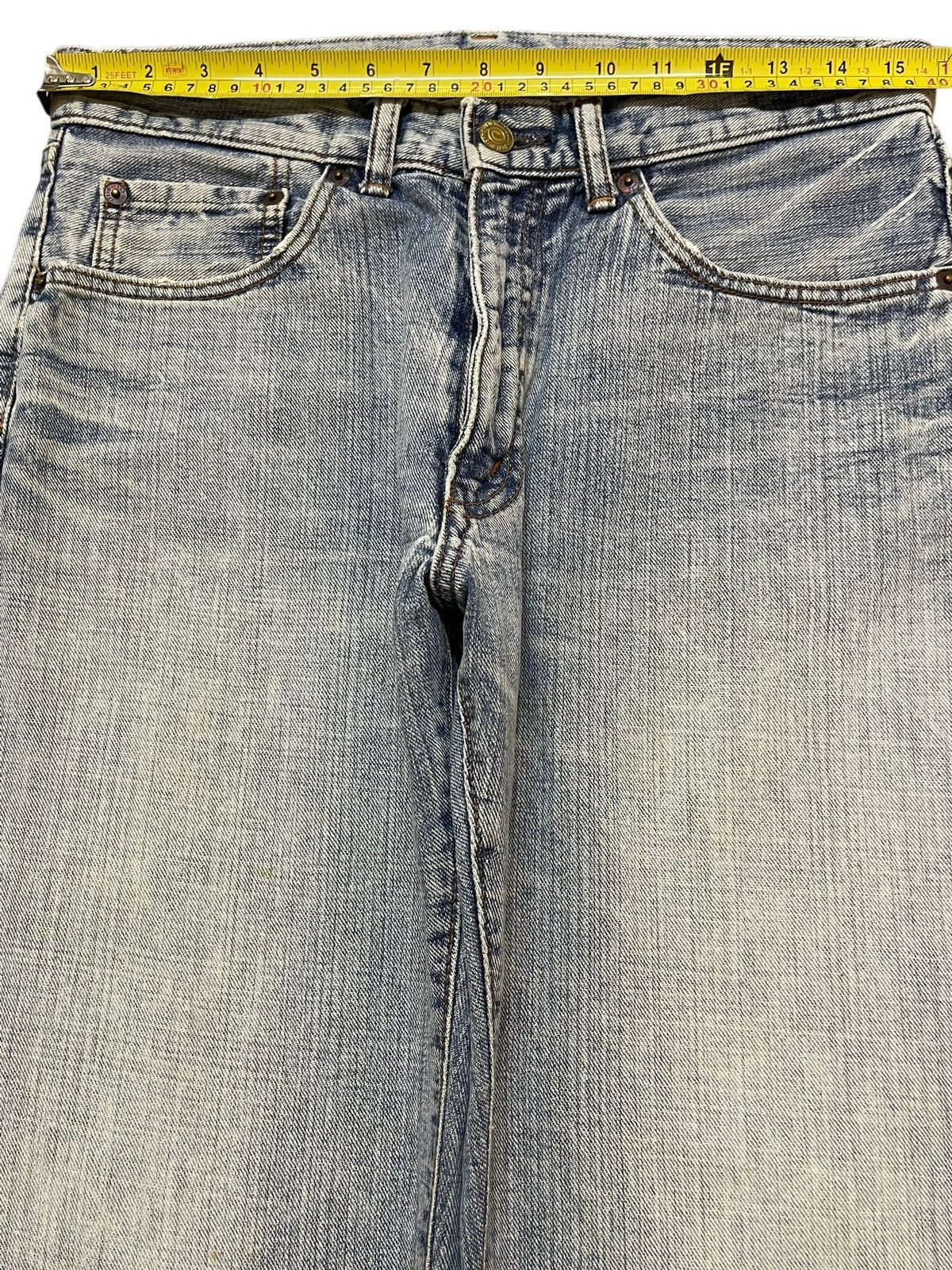 JNCO Vintage Y2K Japanese Brand Blue Faded Wash Wide Leg Baggy Size US 30 / EU 46 - 11 Thumbnail