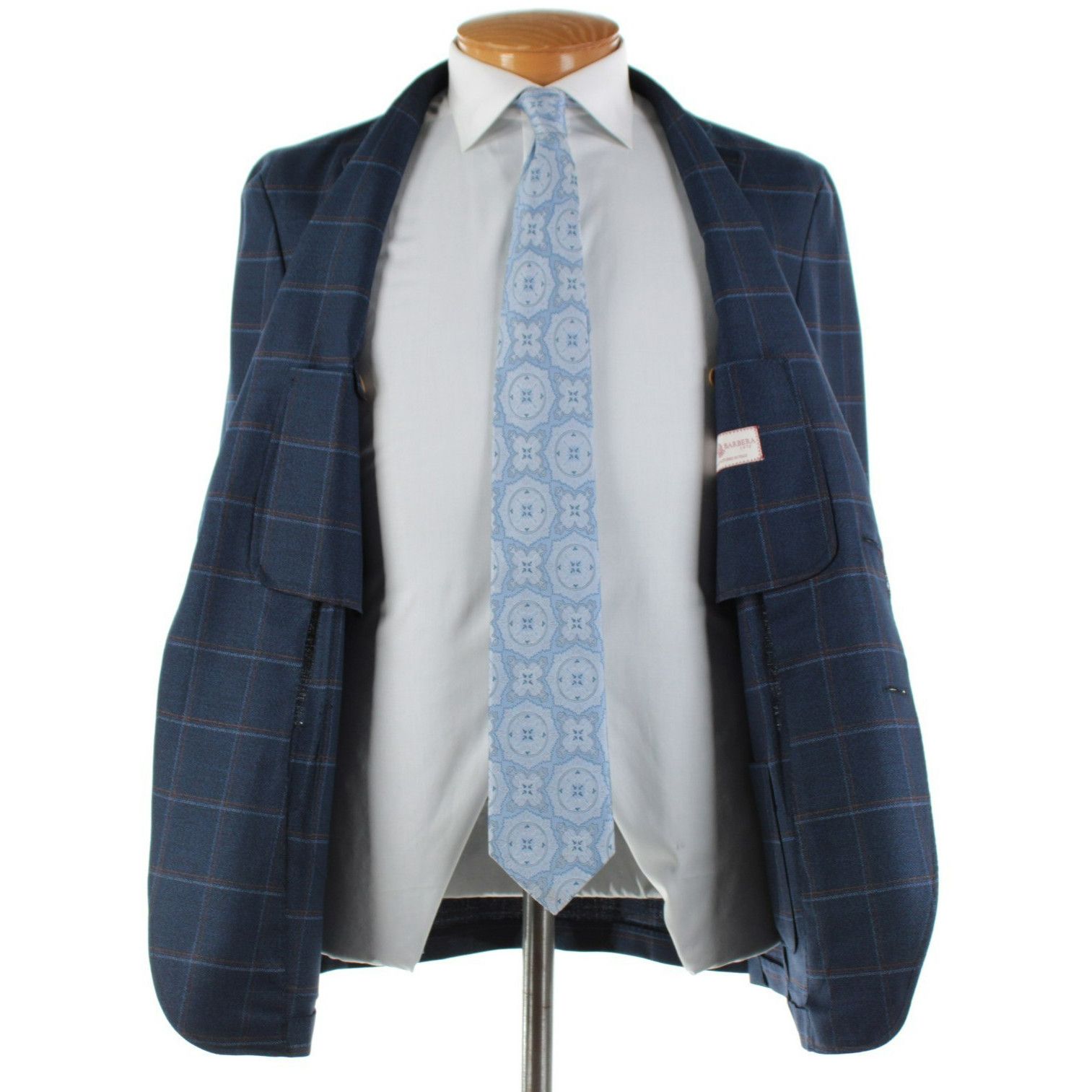Luciano Barbera Luciano Barbera Sport Coat Size 42 US in Blue Size 42R - 6 Thumbnail