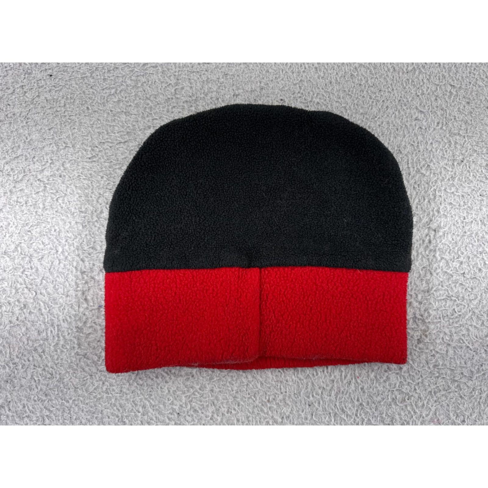 Vintage VINTAGE Beanie Toque Adult One Size Black Red Fleece Polyester Ski Snow Winter Warm Hat/Cap Men Beanie Size US M / EU 48-50 / 2 - 2 Thumbnail