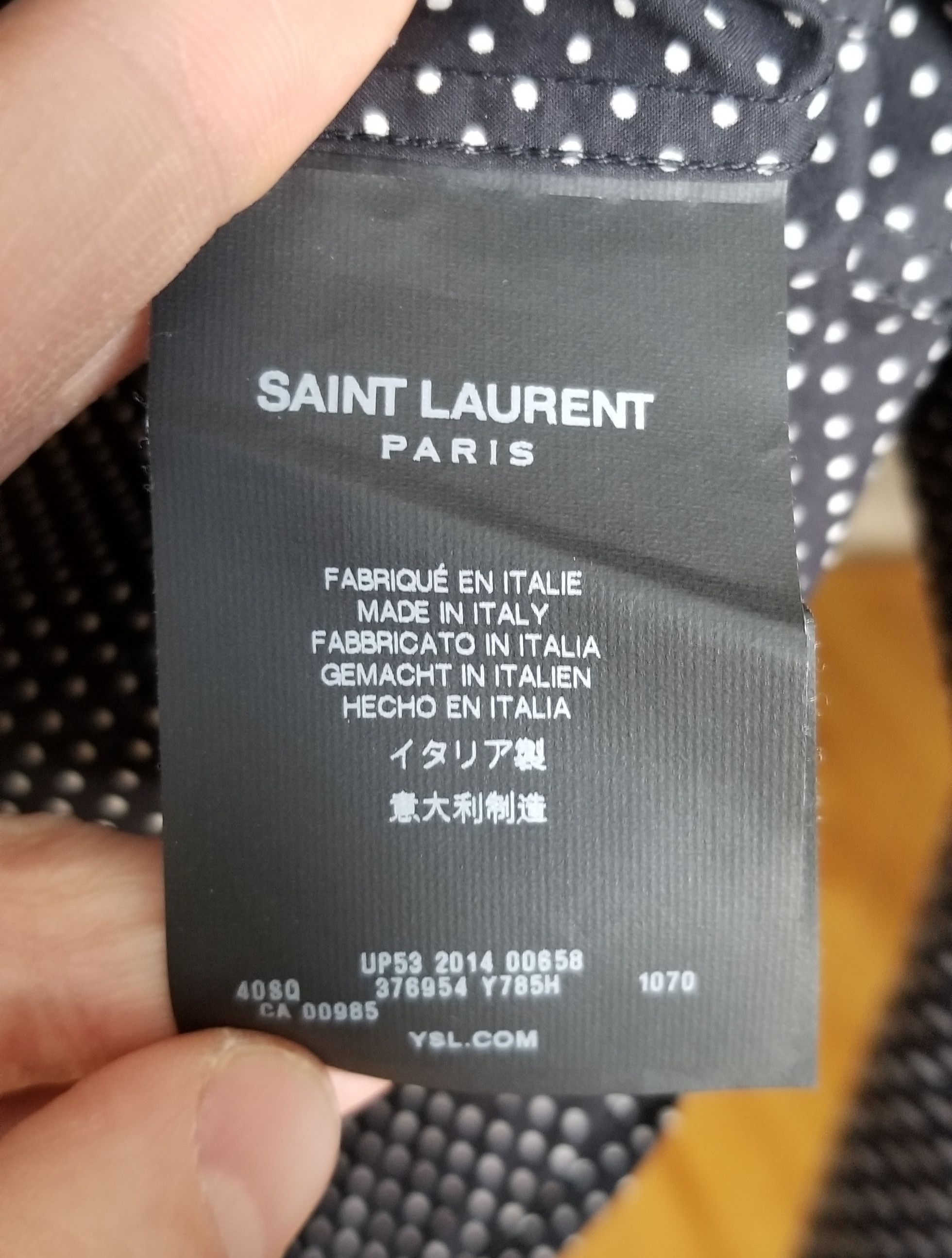 Saint Laurent Paris Saint Laurent Paris FW14 Polka Dot Shirt Size US M / EU 48-50 / 2 - 6 Thumbnail