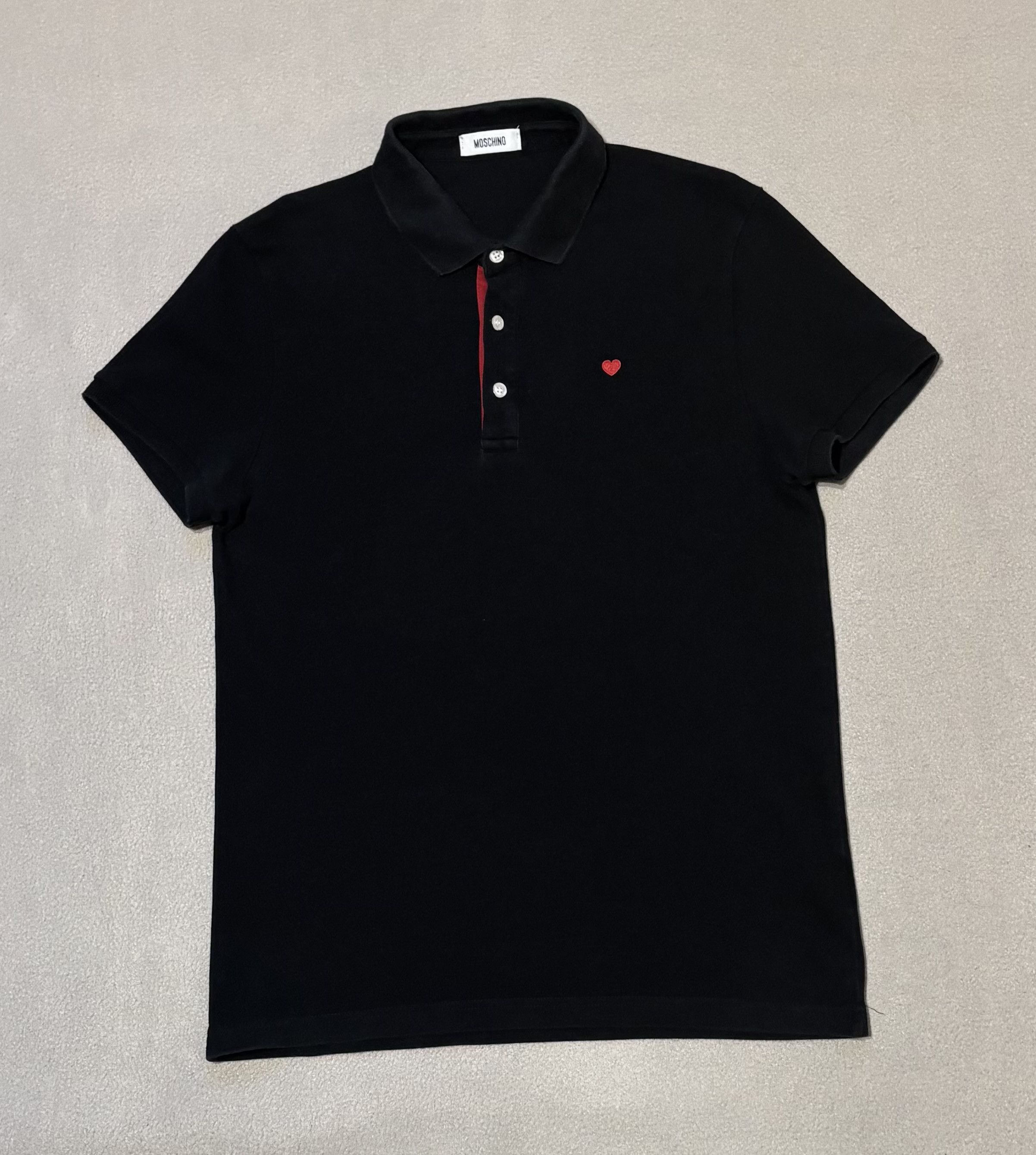 Moschino Moschino Black Polo Shirt Size M Size US M / EU 48-50 / 2 - 5 Thumbnail