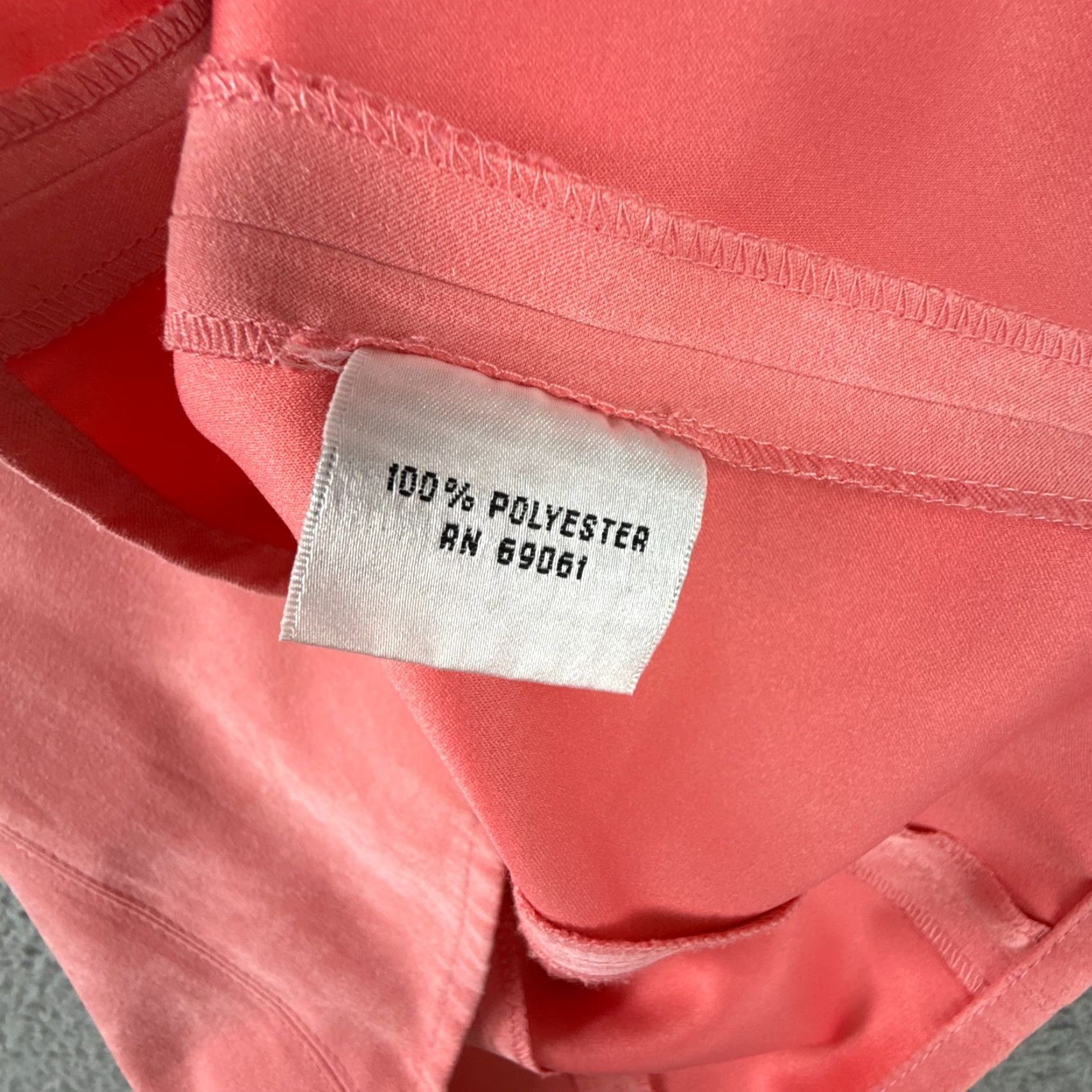 Talbots VINTAGE Talbots Shirt Womens SP Coral Faux Suede Button Up Long Sleeve Soft Top Size S / US 4 / IT 40 - 4 Thumbnail