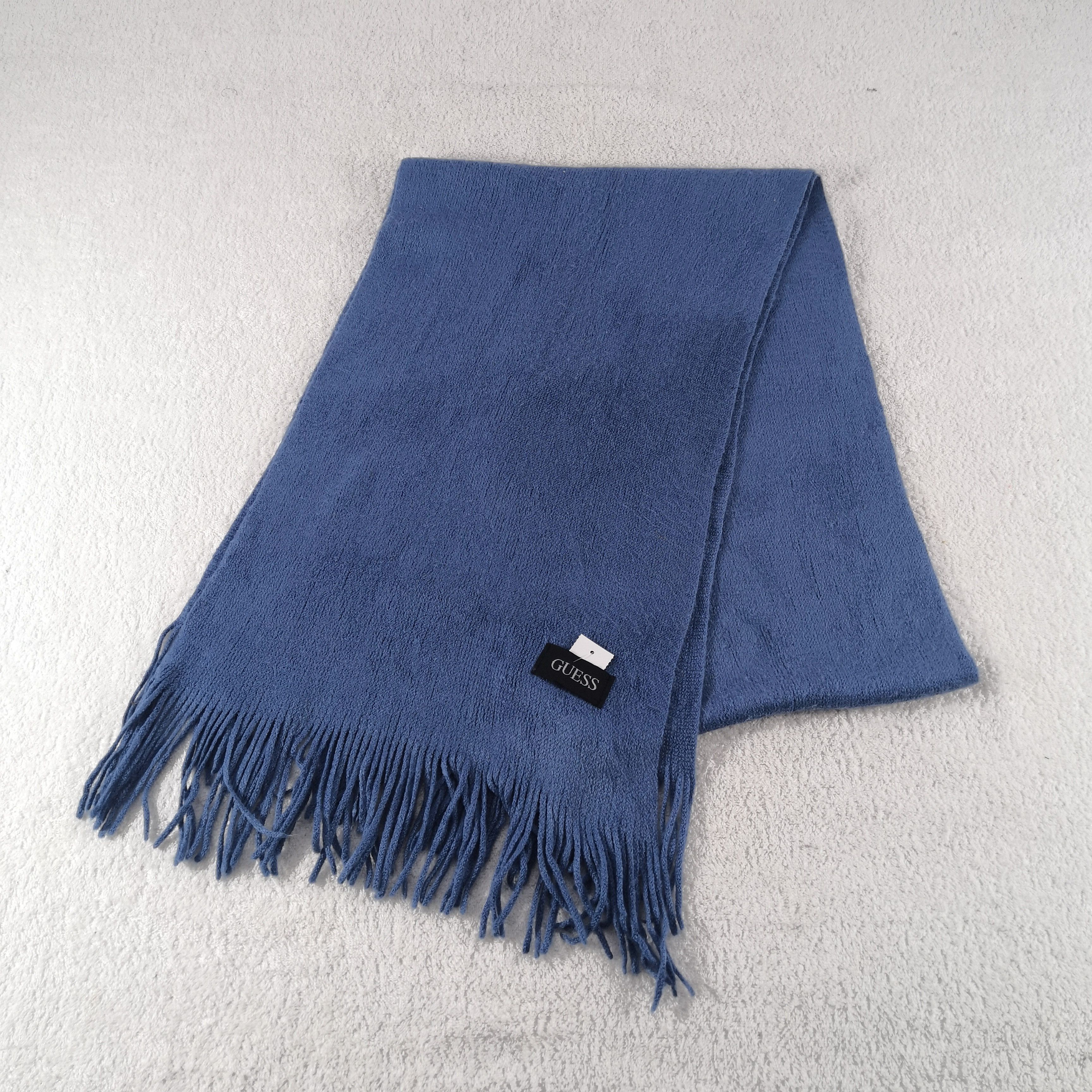 Guess Vintage Guess Scarf Muffler Wool Ribbed Scarves Size ONE SIZE - 3 Thumbnail