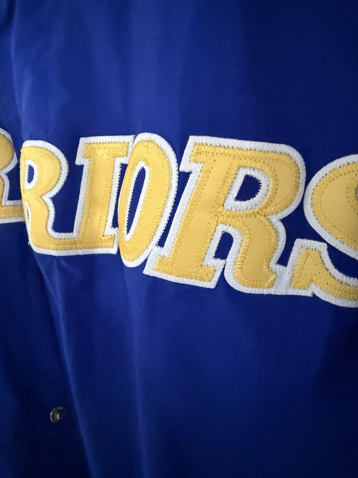 Mitchell & Ness Warriors vintage warm up jacket 1996/97 Size US XXL / EU 58 / 5 - 5 Thumbnail