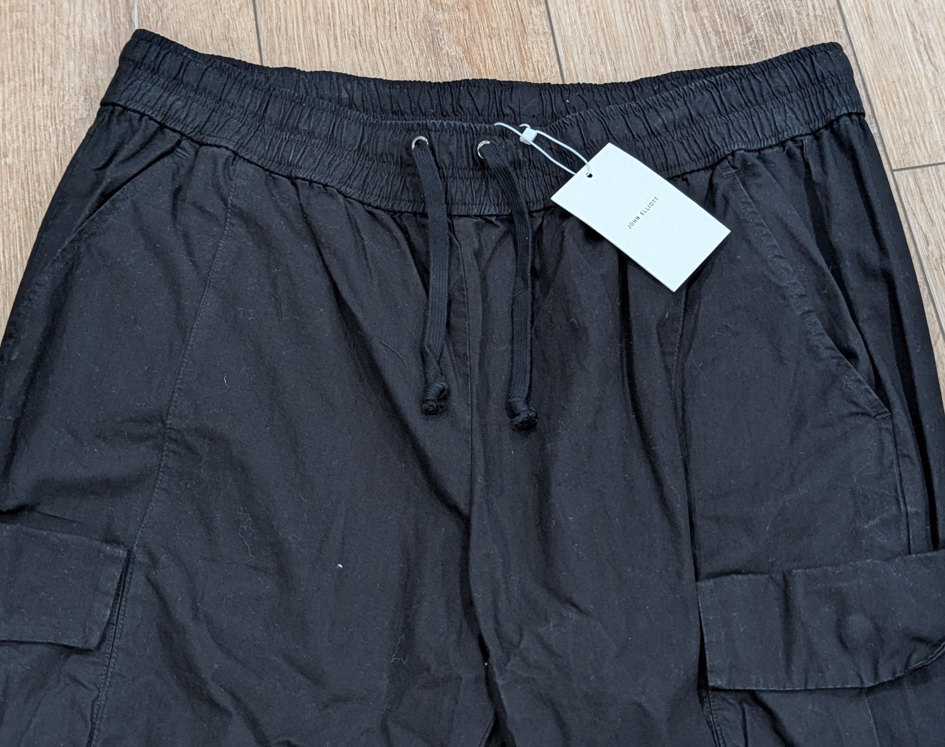 John Elliott JOHN ELLIOTT Back Sateen Relaxed Fit Cargo Pants Black 2XL Size US 38 / EU 54 - 2 Thumbnail