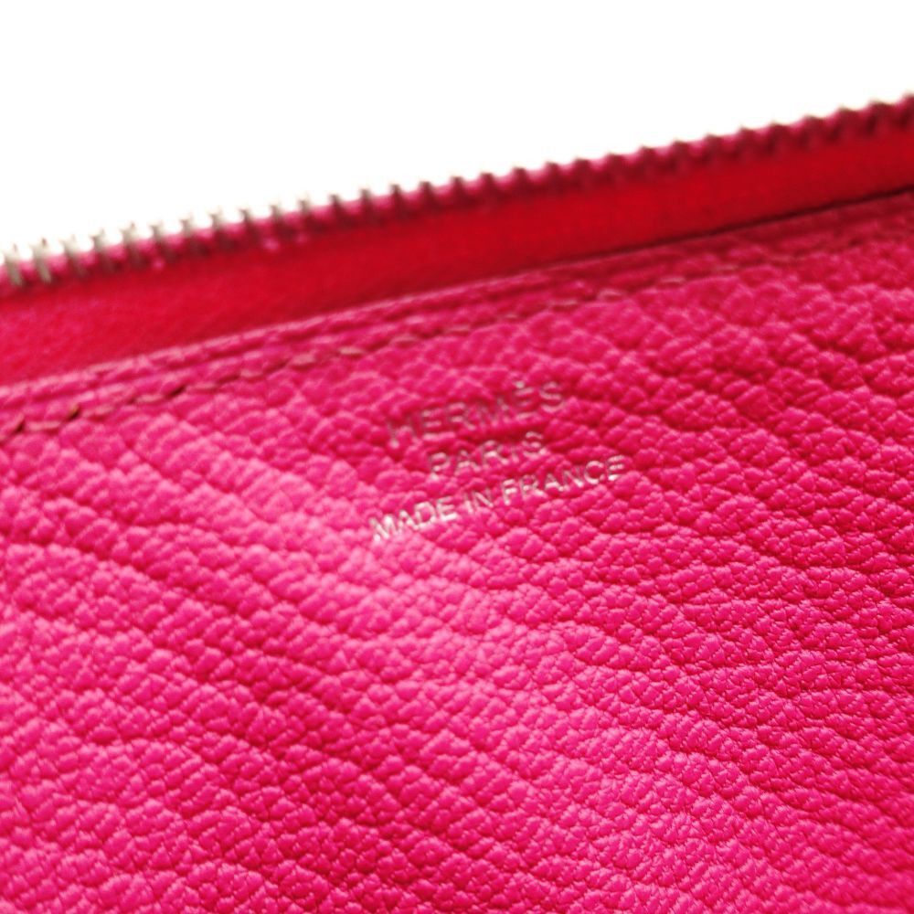 Hermes Hermès Azap Long All Leather Sheepskin Pink Long Wallet Size ONE SIZE - 6 Thumbnail