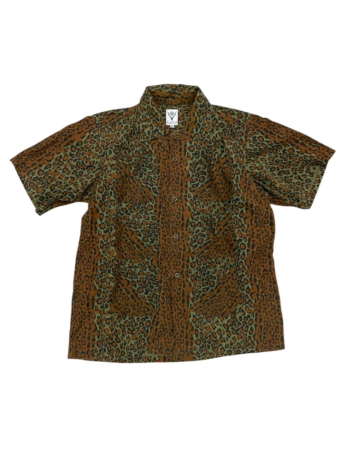 South2 West8 2000s S2W8 6 Pocket leopard shirt Size US S / EU 44-46 / 1 - 1 Thumbnail