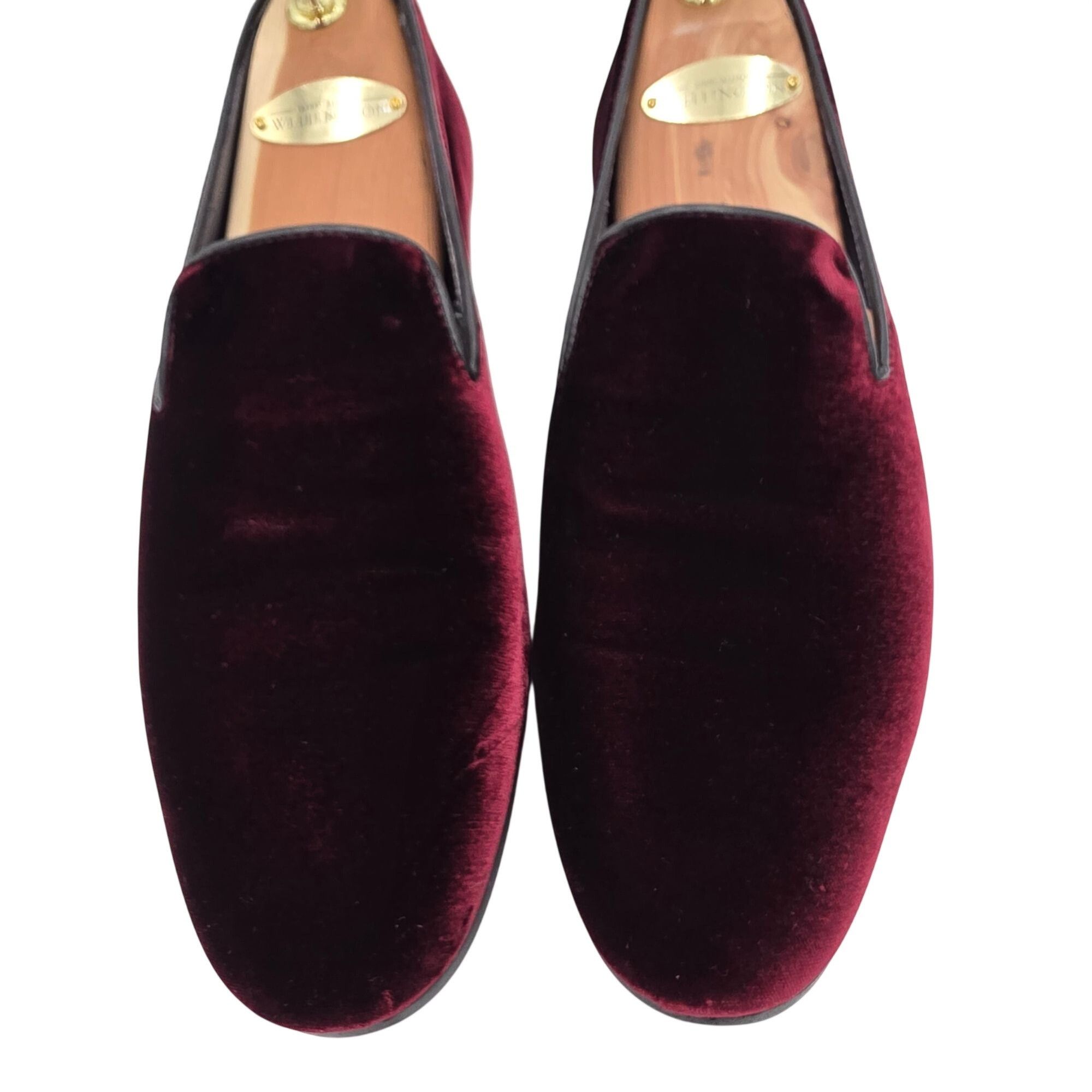 To Boot New York Italy To Boot Adam Derrick Mens 8M Garnet Red Velvet Dress S Size US 8 / EU 41 - 13 Thumbnail