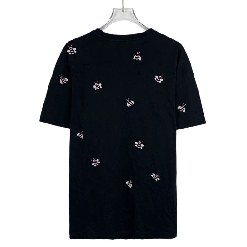 Dior Dior Little bee embroidery round-neck black cotton short-sl Size US XS / EU 42 / 0 - 2 Thumbnail