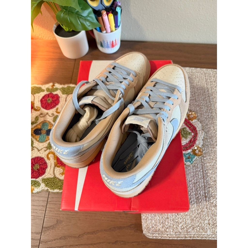 Nike Nike Dunk Low Sanddrift Light Armory Blue Coconut Milk Sail Size US 10 / EU 43 - 5 Thumbnail