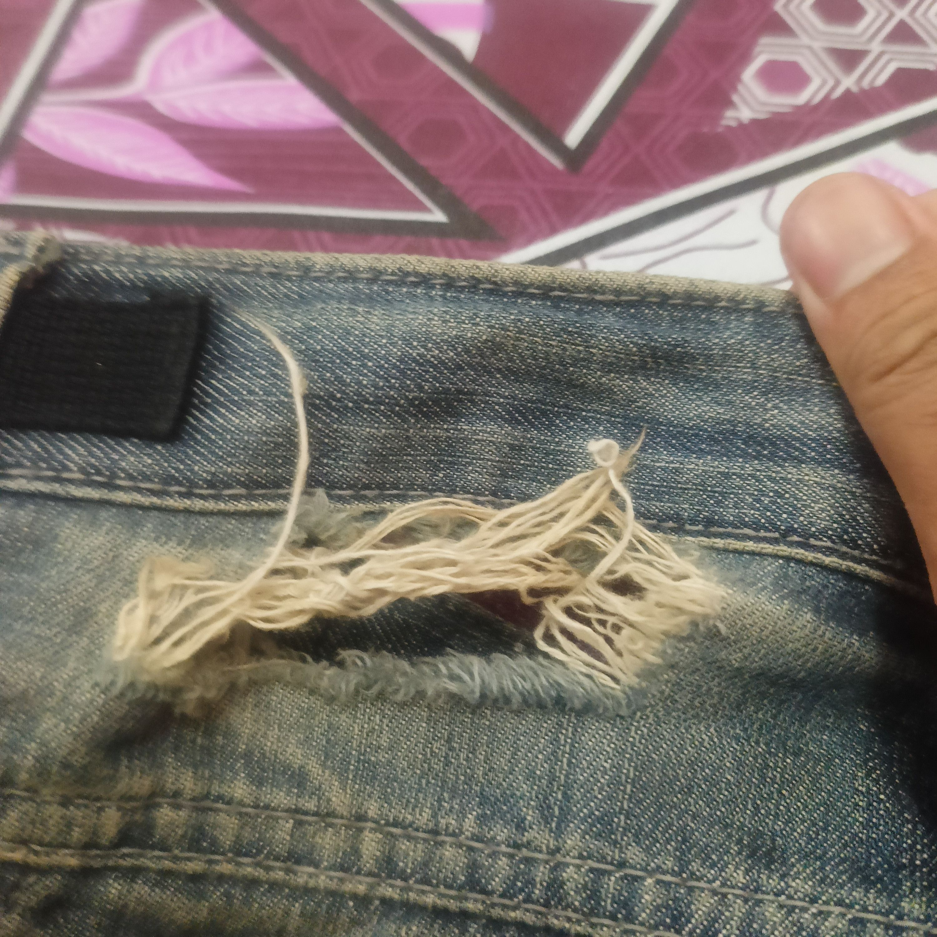 Fubu × Japanese Brand Fubu jeans collection style distressed denim Size US 31 - 18 Thumbnail