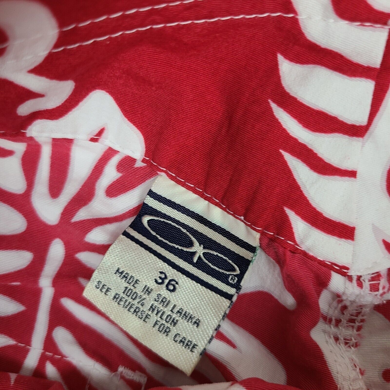 Ocean Pacific Vintage OP Ocean Pacafic Men's Board Shorts Sz 36 Red Floral Size US 36 / EU 52 - 5 Thumbnail