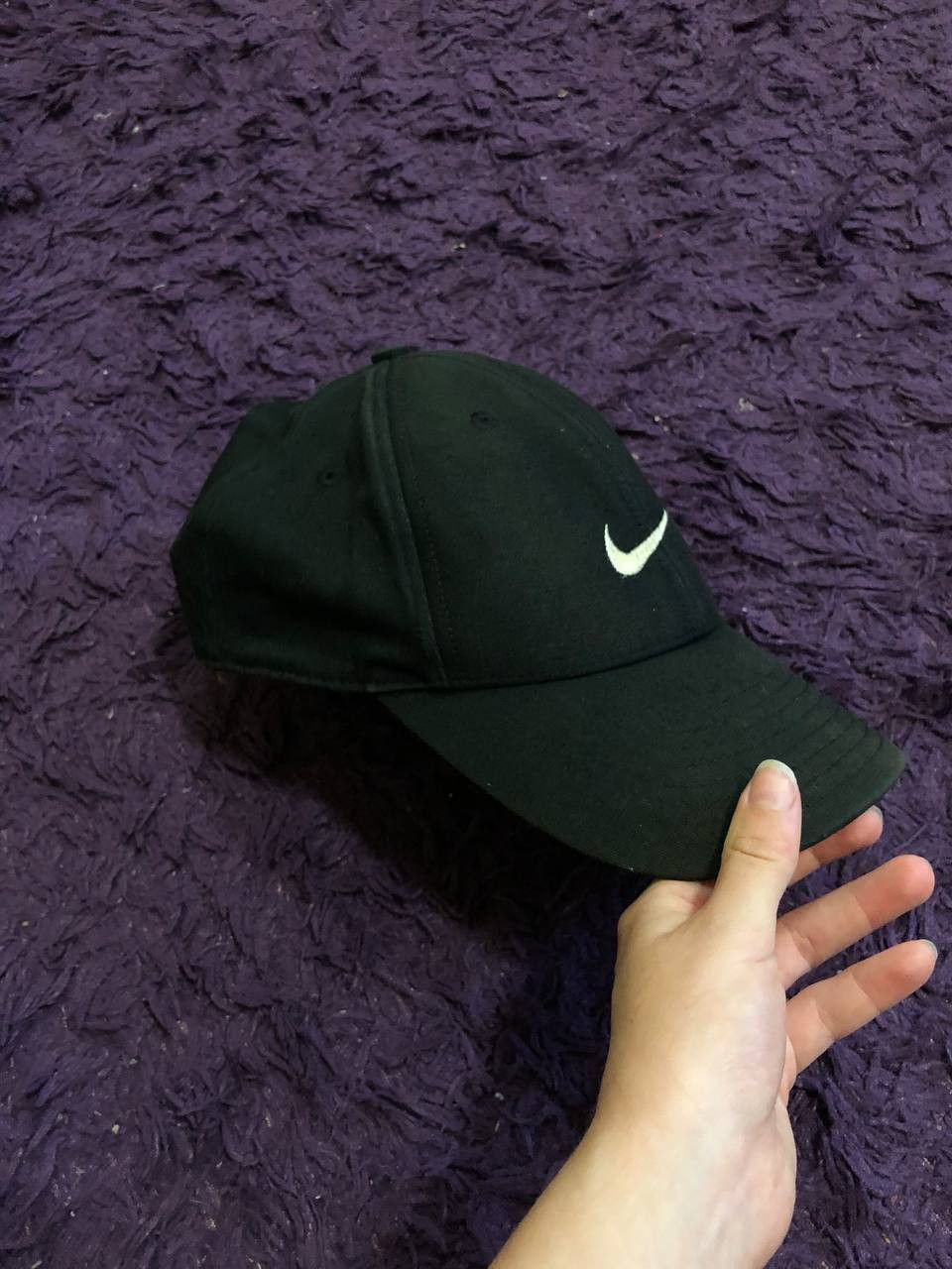 Nike Hats Vintage Streetwear black Cap Nike Y2K big logo Size ONE SIZE - 7 Thumbnail
