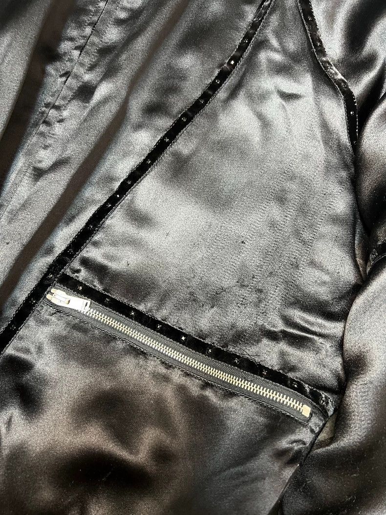 Saint Laurent Paris Saint Laurent Paris Black rhinestone silk jacket Size US S / EU 44-46 / 1 - 4 Thumbnail