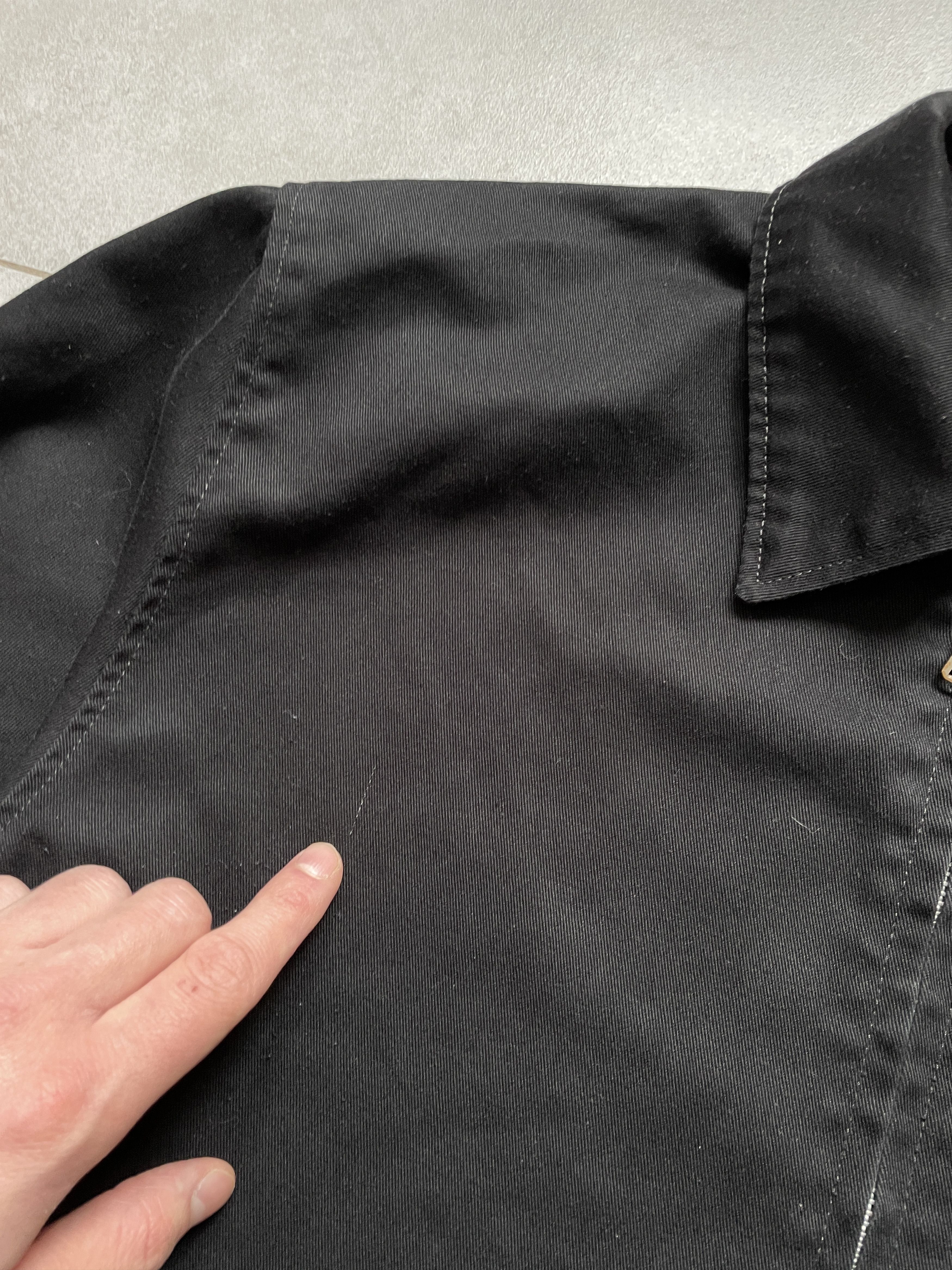 Carhartt VINTAGE CARHARTT BLACK DETROIT OVERSHIRT JACKET Size US L / EU 52-54 / 3 - 3 Thumbnail