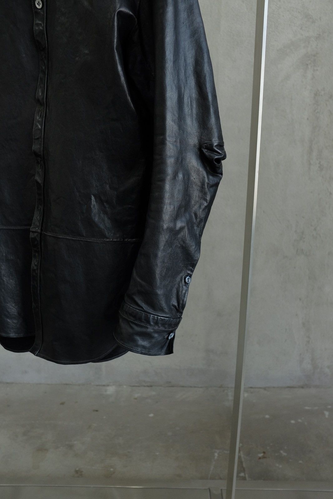 Carol Christian Poell Carol Christian Poell Leather Shirt LM/2704-IN ROOLS-PTC/10 Size US S / EU 44-46 / 1 - 3 Thumbnail