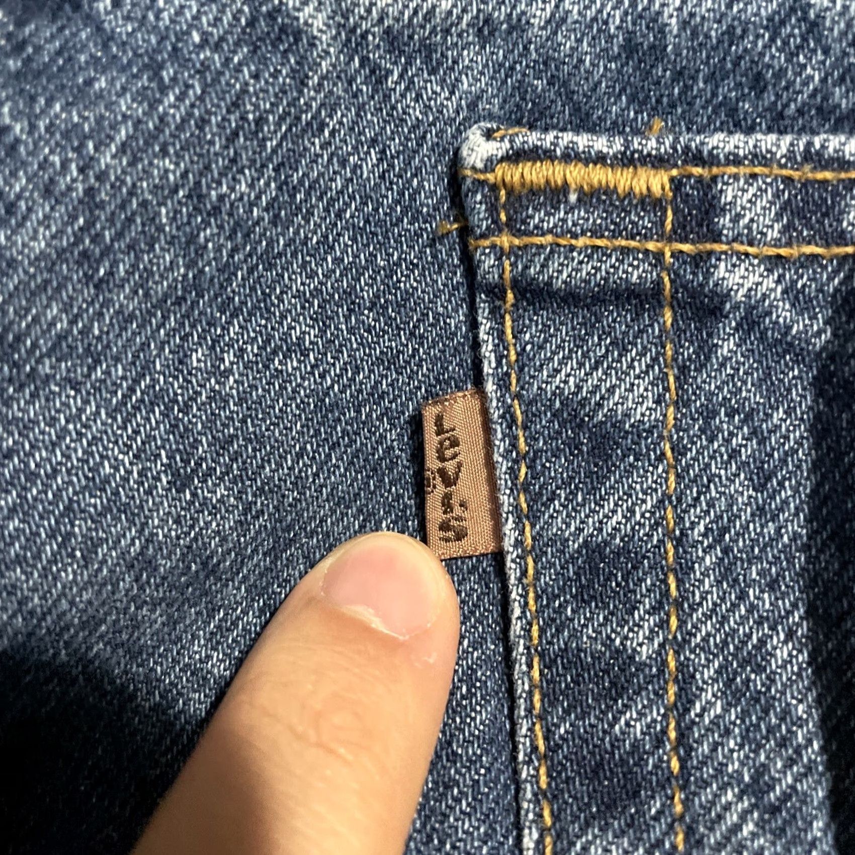 Levi's VINTAGE Levi's Jeans 540 Signature Relaxed Fit 46x30 45x30 Big & Tall Men denim blue 90s Retro NWT 100% Cotton USA Mens Jeans Size US 44 / EU 60 - 4 Thumbnail