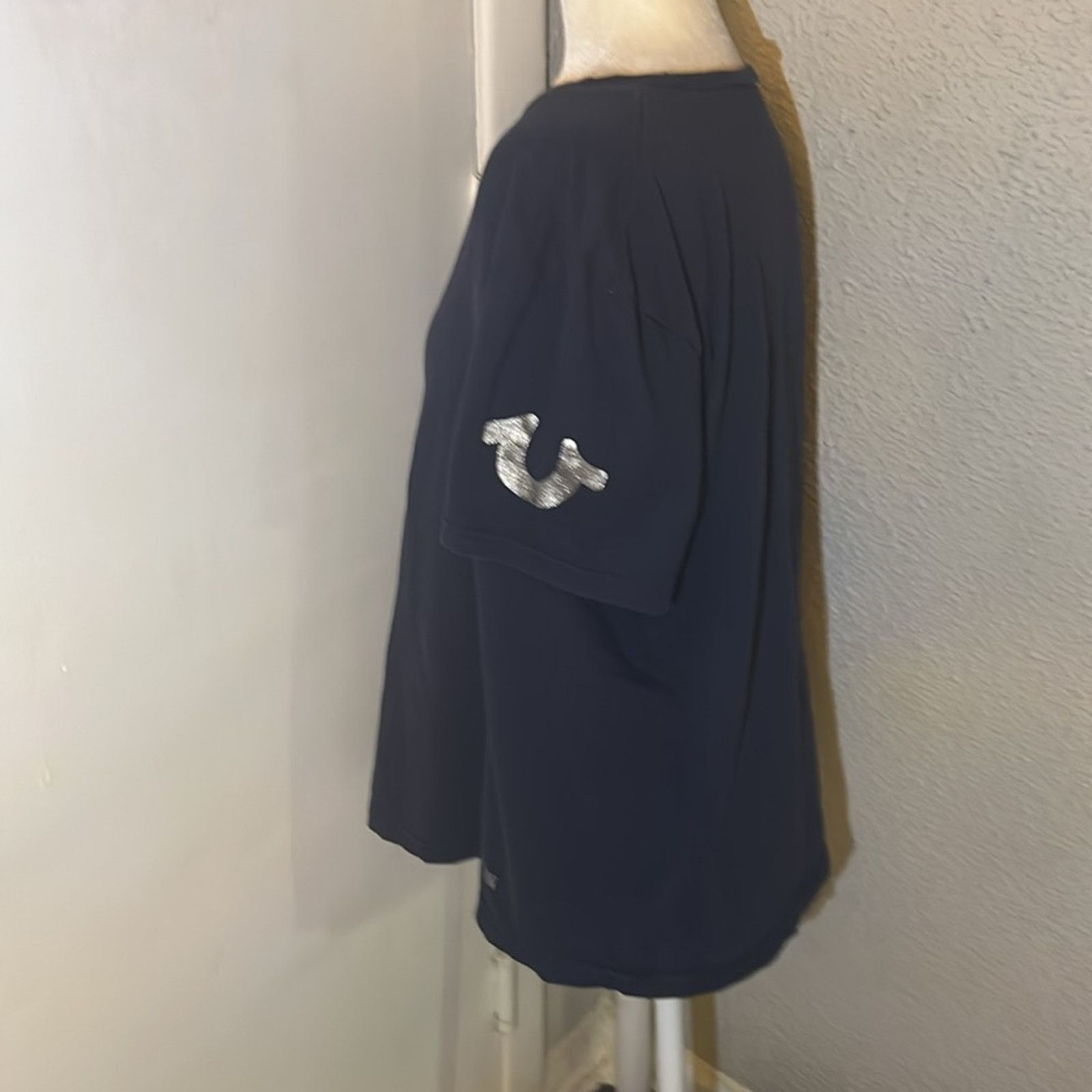 True Religion True Religion Blue Short Sleeve Crewneck Tee L Size L / US 10 / IT 46 - 4 Thumbnail