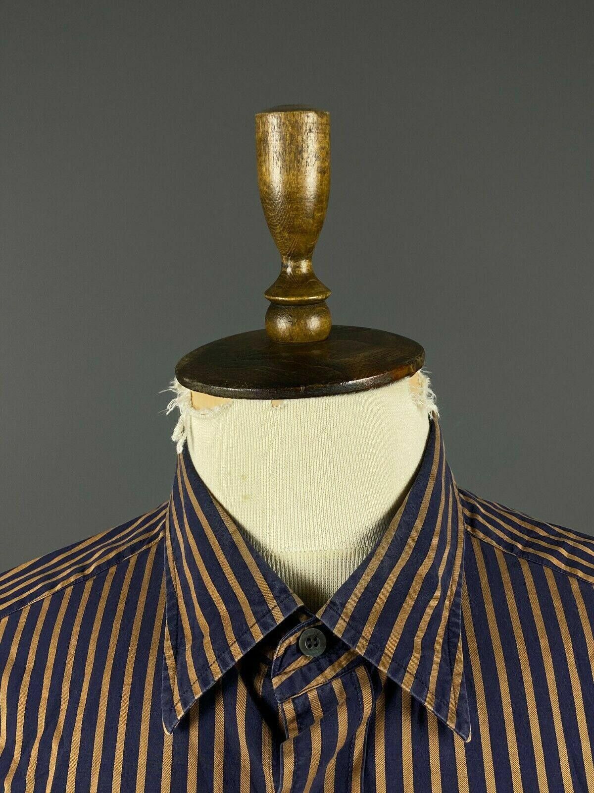 Brioni Men Brioni Stripe One Pocket Button Up Dress Shirt Size US M / EU 48-50 / 2 - 5 Thumbnail