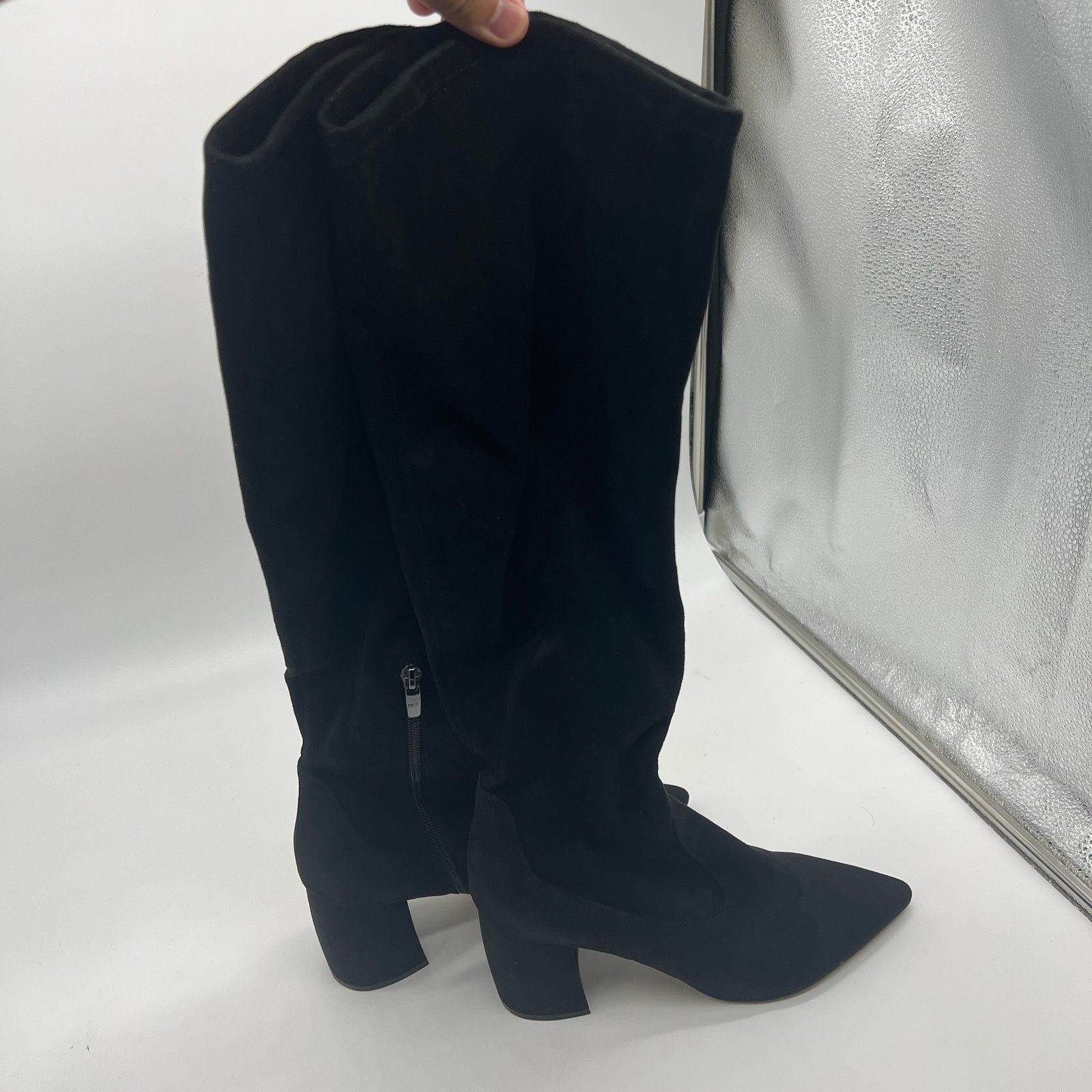 Other Marc Fisher Black Solid Tall Shaft Boots Size 10 M Size US 10 / IT 40 - 1 Thumbnail