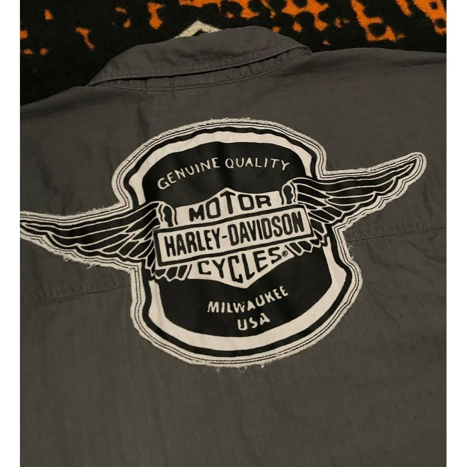 Harley Davidson Harley Davidson Casual Shirt 3XL Men, Metal Button Size US XXL / EU 58 / 5 - 5 Thumbnail