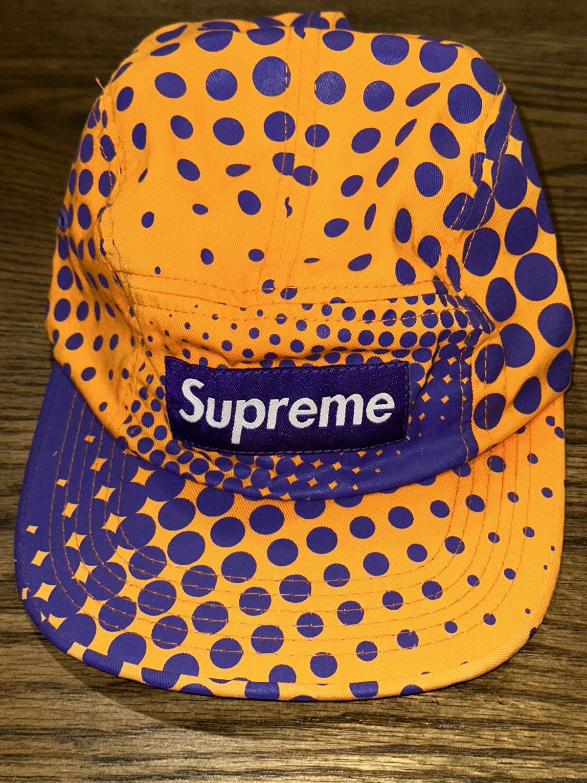 Supreme 2007 Polka Dot Gradient Camp Cap Size ONE SIZE - 3 Thumbnail