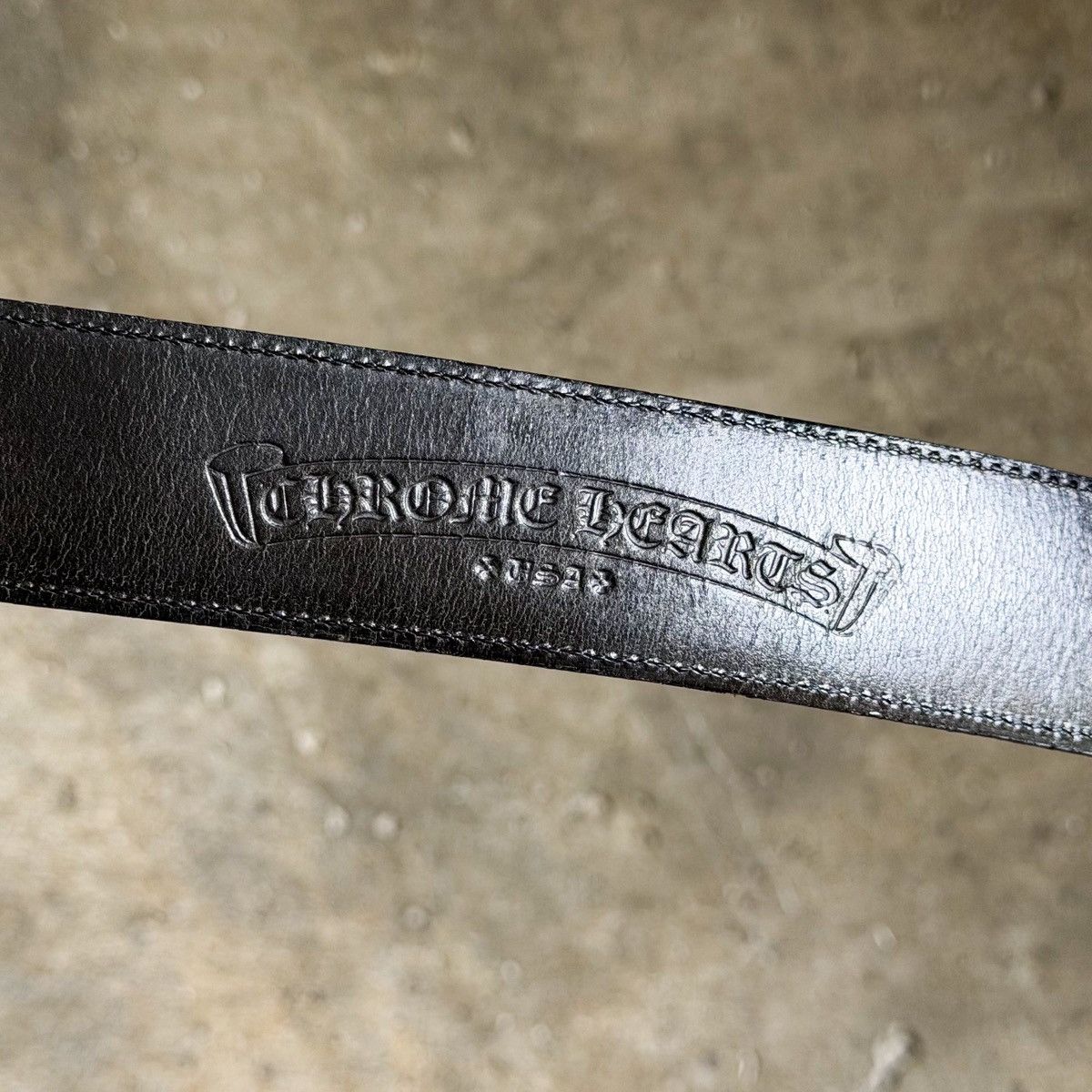 Chrome Hearts Chrome Hearts Pyramid Stud Leather Belt Strap SZ: 34 Size 34 - 11 Thumbnail