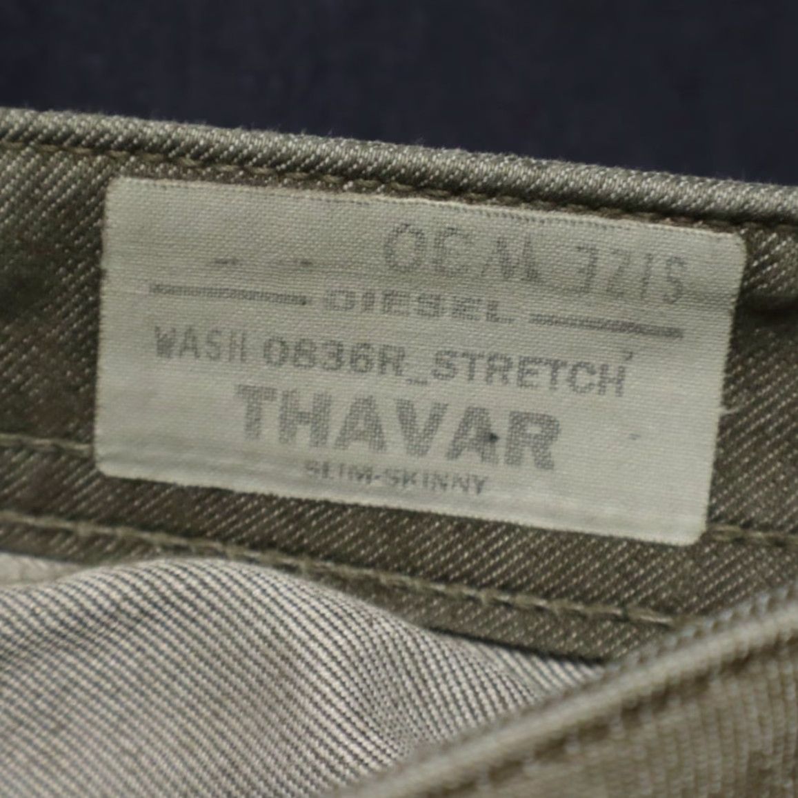 Diesel Diesel Thavar Skinny Denim Jeans Pants Copper Men's 30/30 Slim Future Cotton Denim 30 Modern Mens Size US 30 / EU 46 - 5 Thumbnail