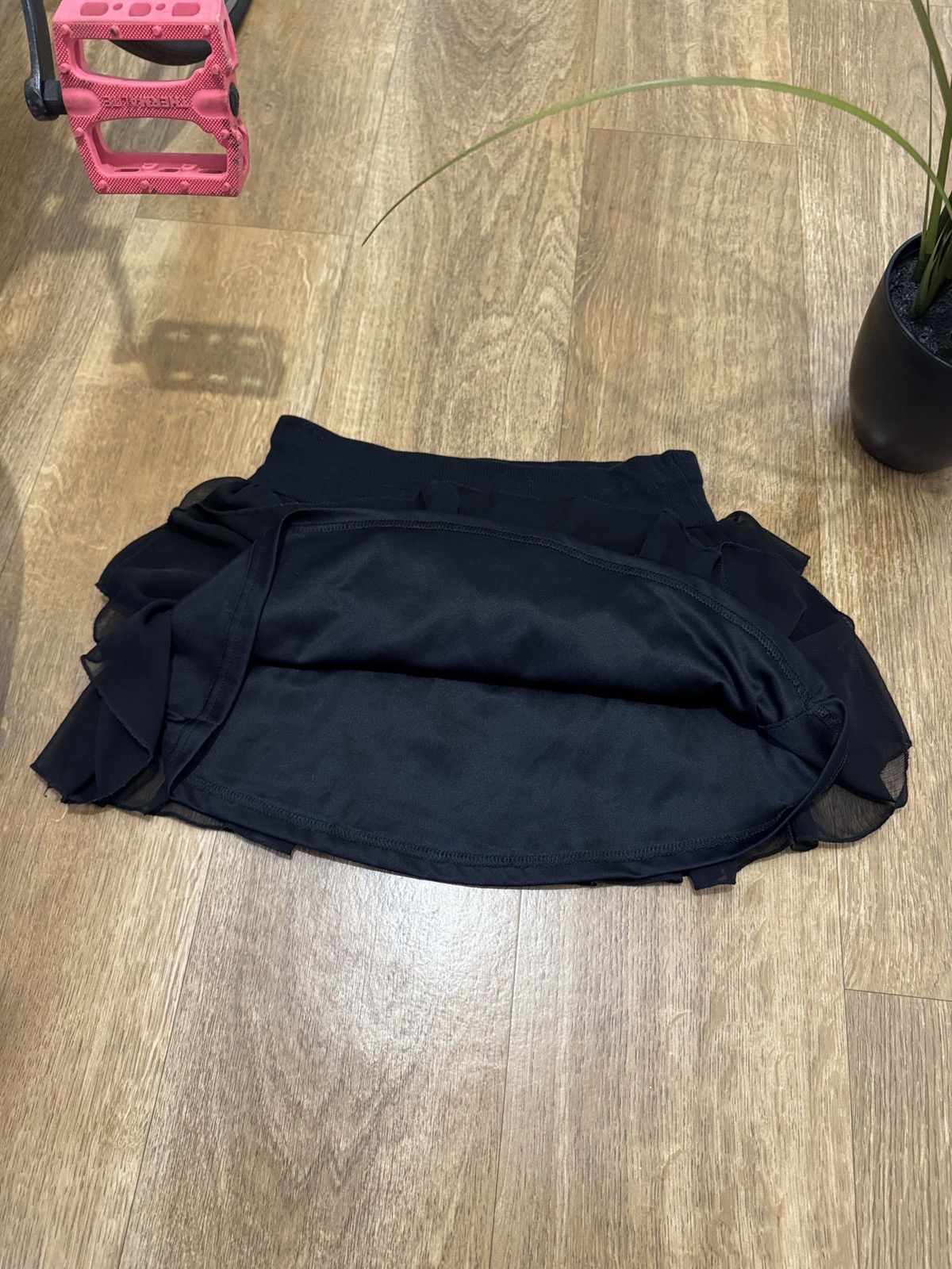 Vintage VINTAGE MESH RUSHES 2000s SKIRT Size 28" / US 6 / IT 42 - 4 Thumbnail