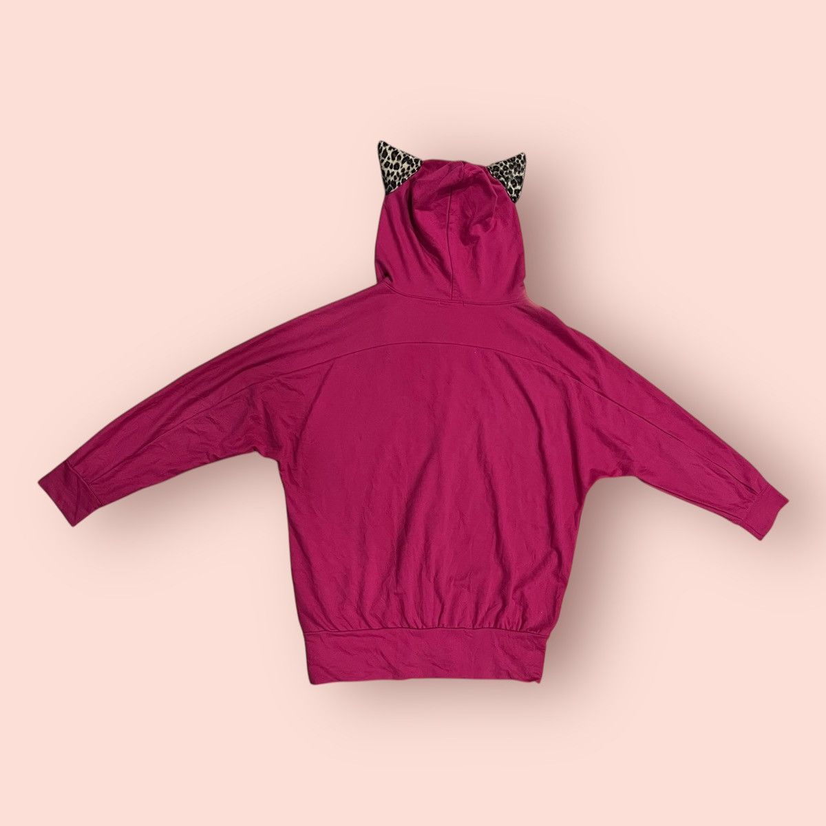 Japanese Brand VINTAGE COLZA JAPAN LEOPARD EARS HOODIE Size M / US 6-8 / IT 42-44 - 5 Thumbnail