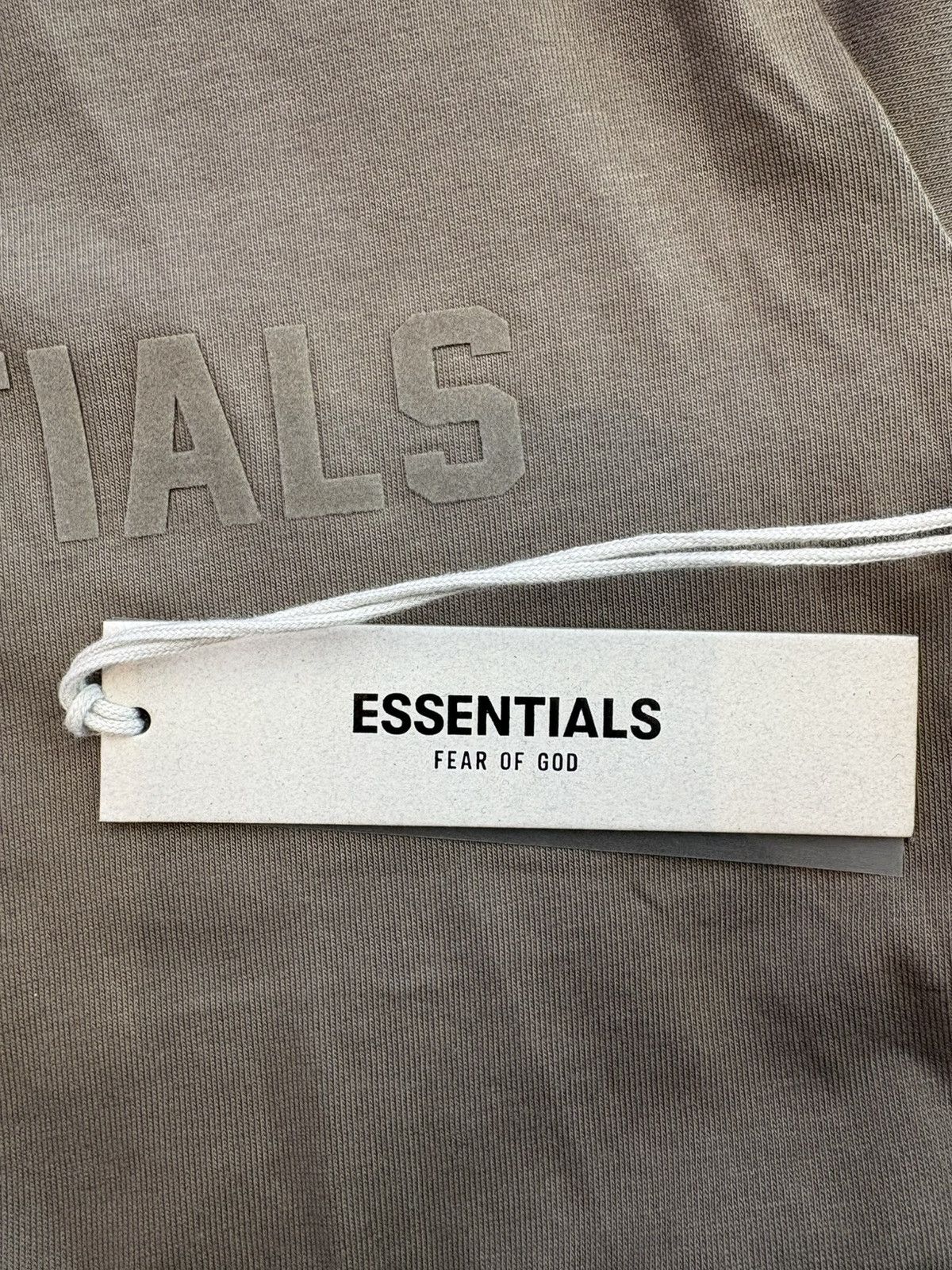 Essentials Fear Of God Essentials “Brown Flocked” Long Sleeve T-Shirt Size US XXS / EU 40 - 4 Thumbnail