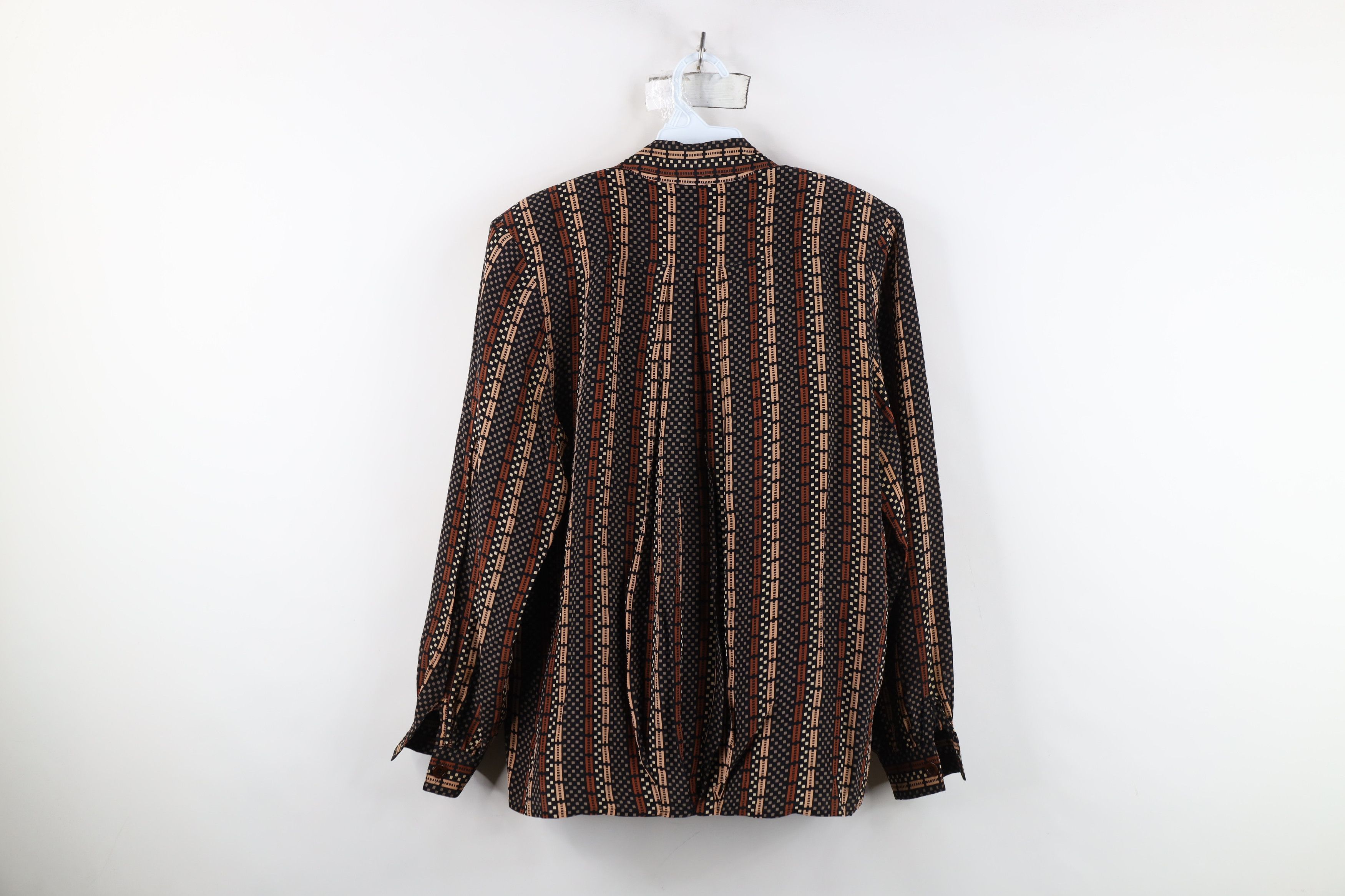 Vintage Vintage 90s Streetwear Ladder Camp Collar Button Shirt Size M / US 6-8 / IT 42-44 - 11 Thumbnail