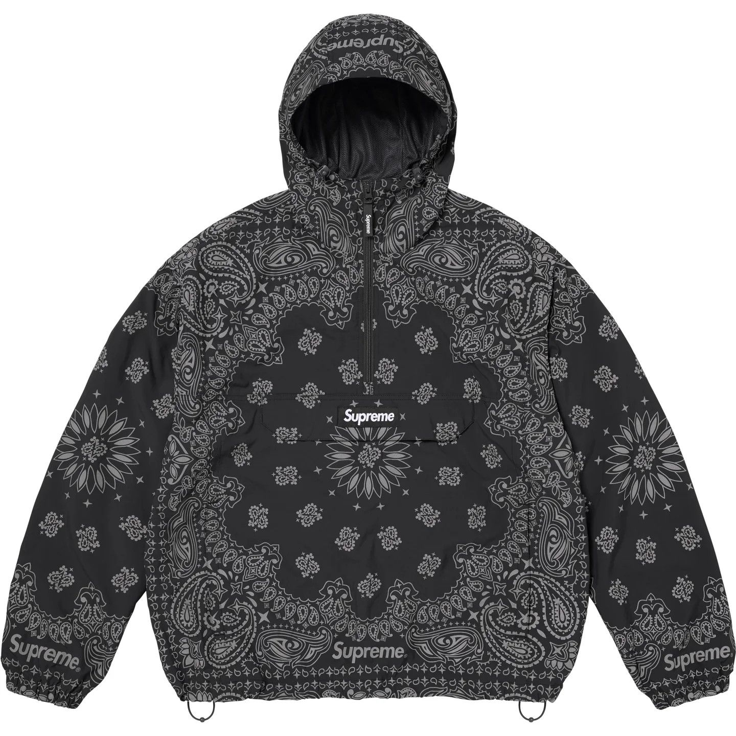Number (N)ine Supreme Reflective Bandana Anorak Size US L / EU 52-54 / 3 - 1 Thumbnail