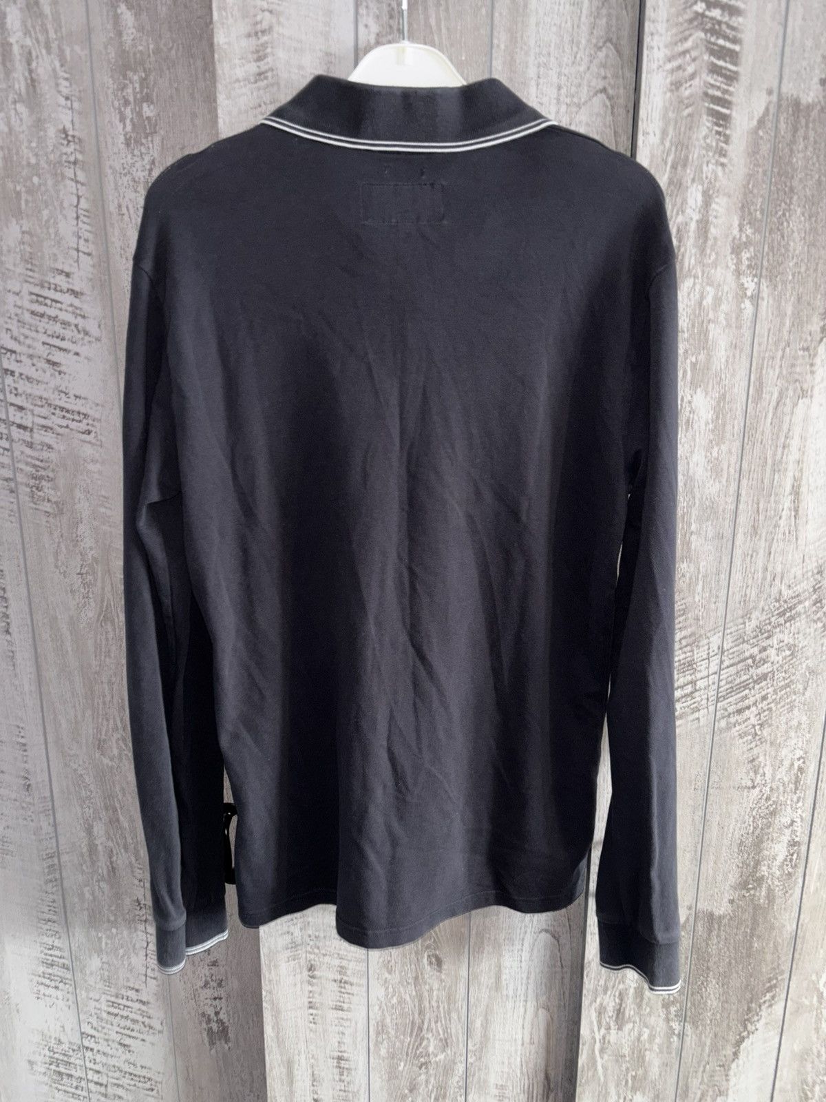 Armani Armani Jeans XL Long Sleeve Slim Fit Polo Shirt Size US XL / EU 56 / 4 - 2 Thumbnail
