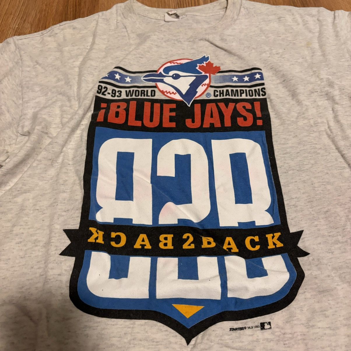 MLB × Vintage Vintage 1993 Blue Jays Tee Size US XL / EU 56 / 4 - 2 Thumbnail