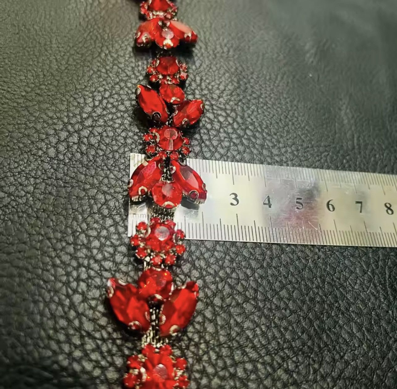 Jewelry Pigeon Blood Gemstones Pants Chain Size ONE SIZE - 5 Thumbnail